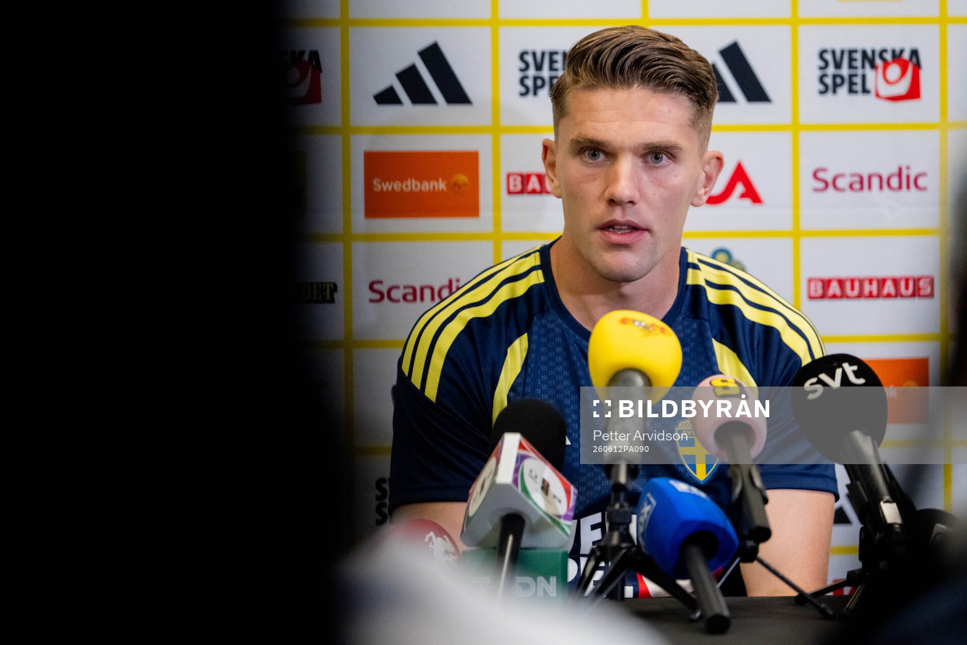 Viktor Gyökeres of the Swedish men's national football team