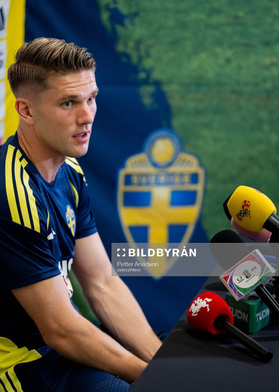 Viktor Gyökeres of the Swedish men's national football team