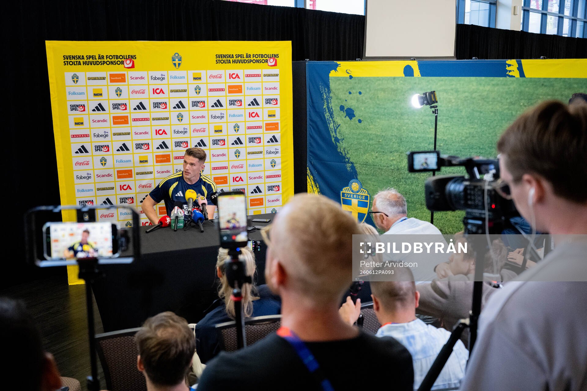 Viktor Gyökeres of the Swedish men's national football team