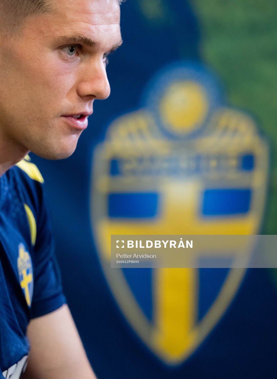 Viktor Gyökeres of the Swedish men's national football team