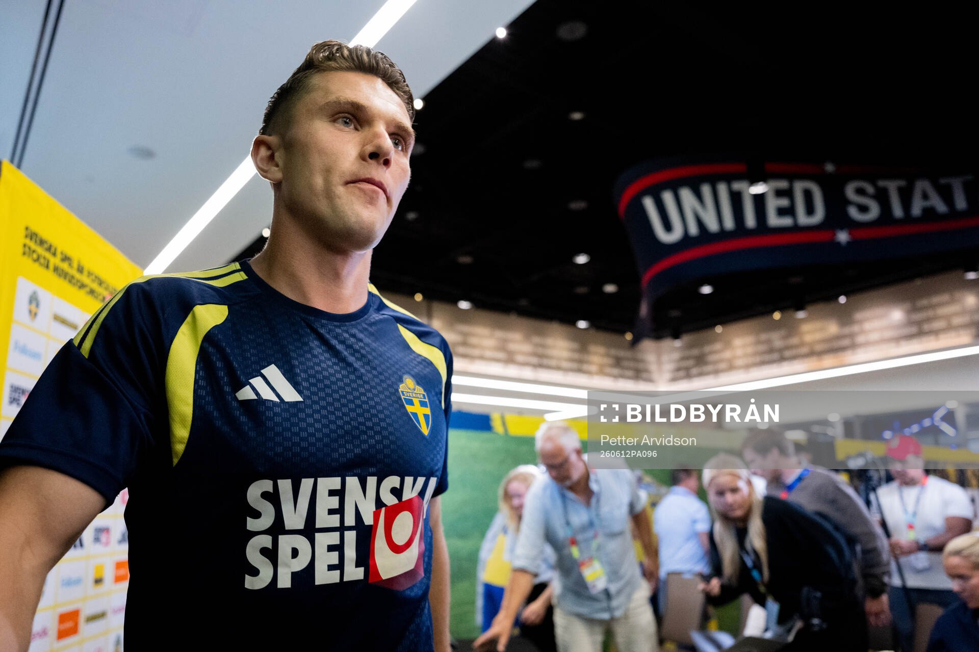 Viktor Gyökeres of the Swedish men's national football team