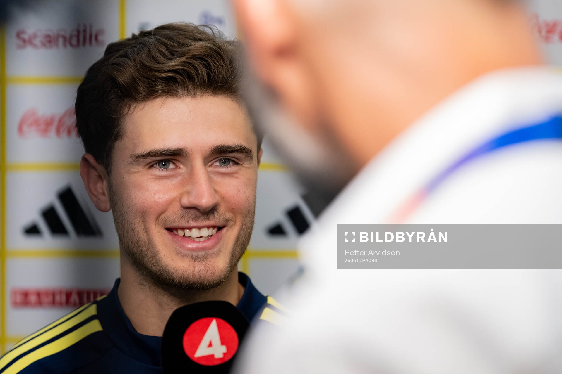 Besfort Zeneli of the Swedish men's national football team
