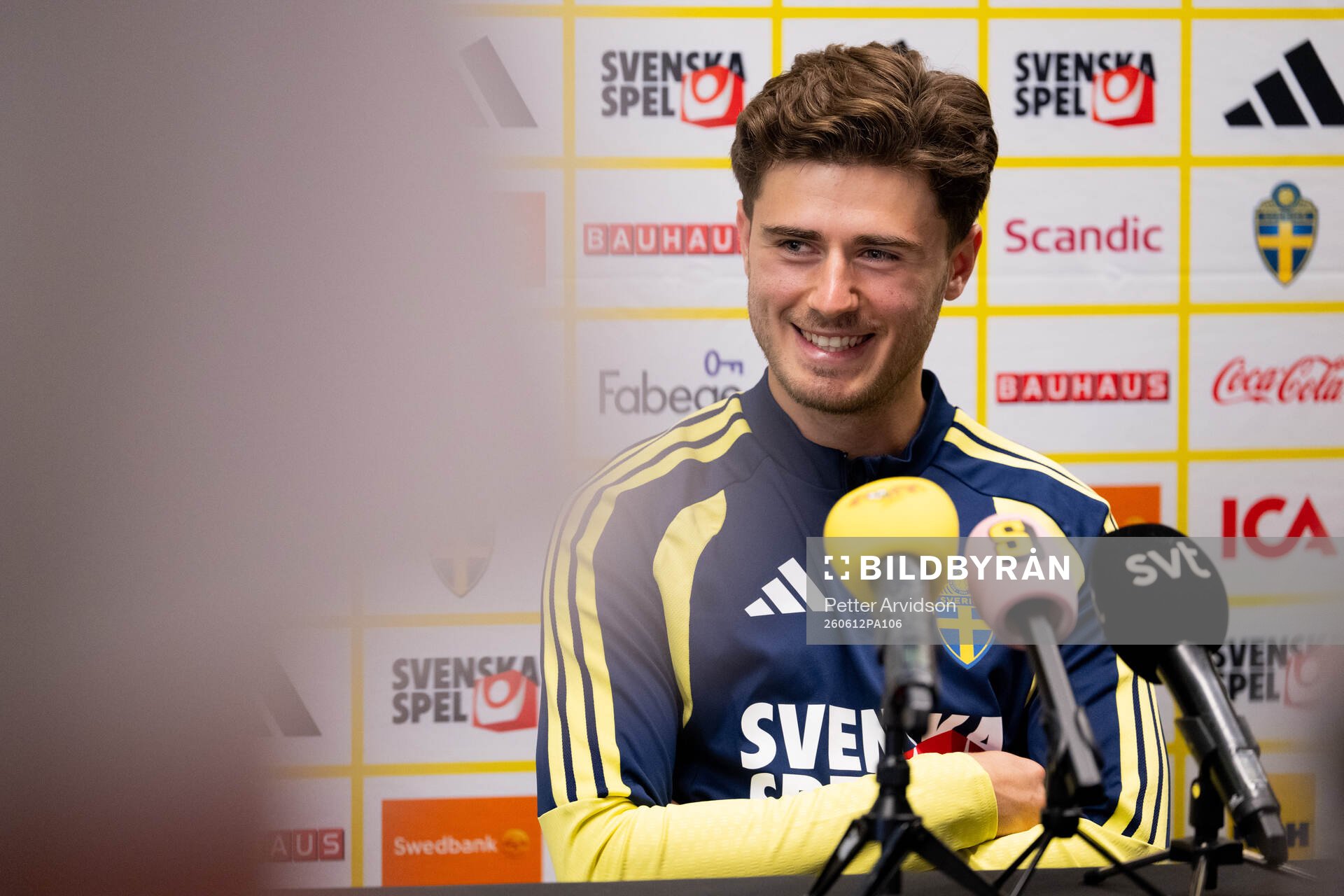 Besfort Zeneli of the Swedish men's national football team