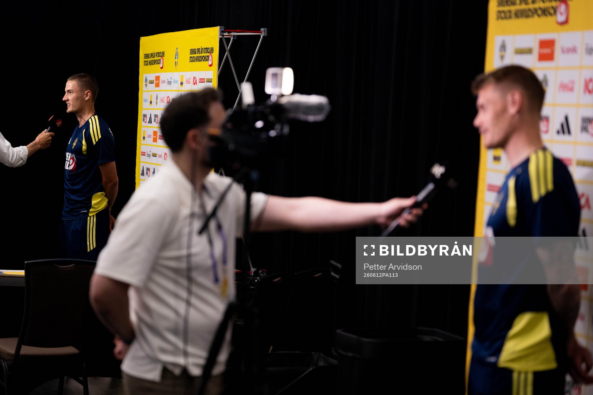 Gustaf Lagerbielke and Eric Smith of the Swedish men's
