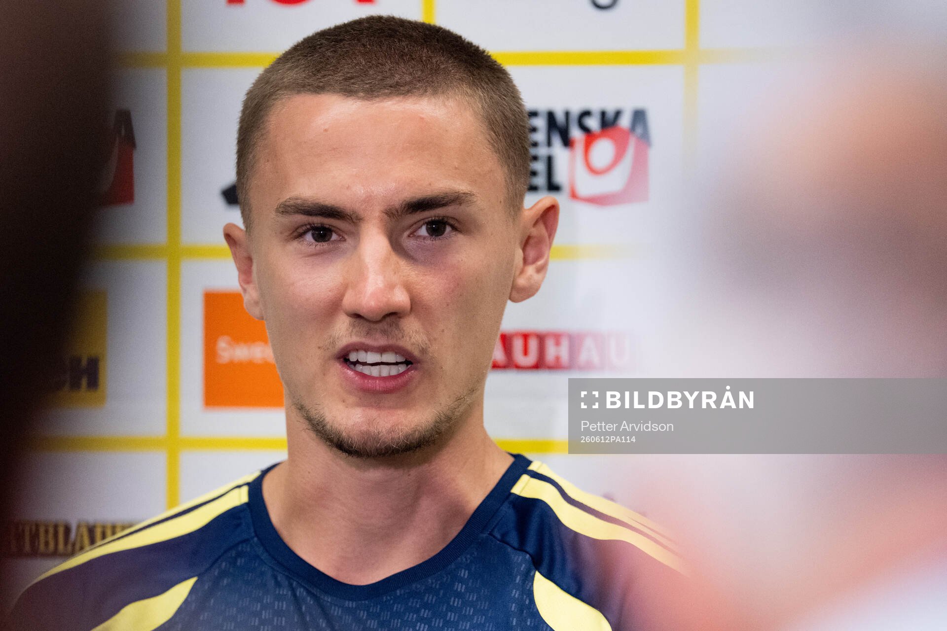 Gustaf Lagerbielke of the Swedish men's national football