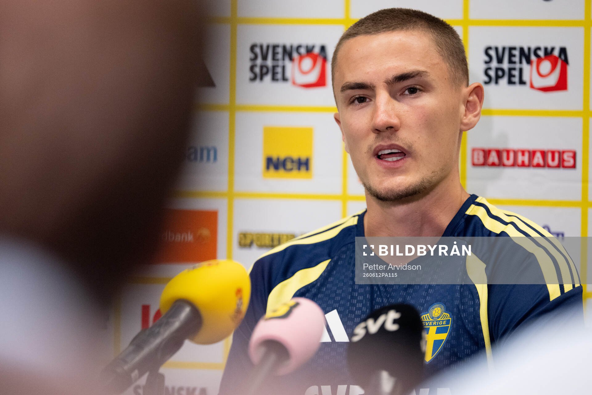 Gustaf Lagerbielke of the Swedish men's national football
