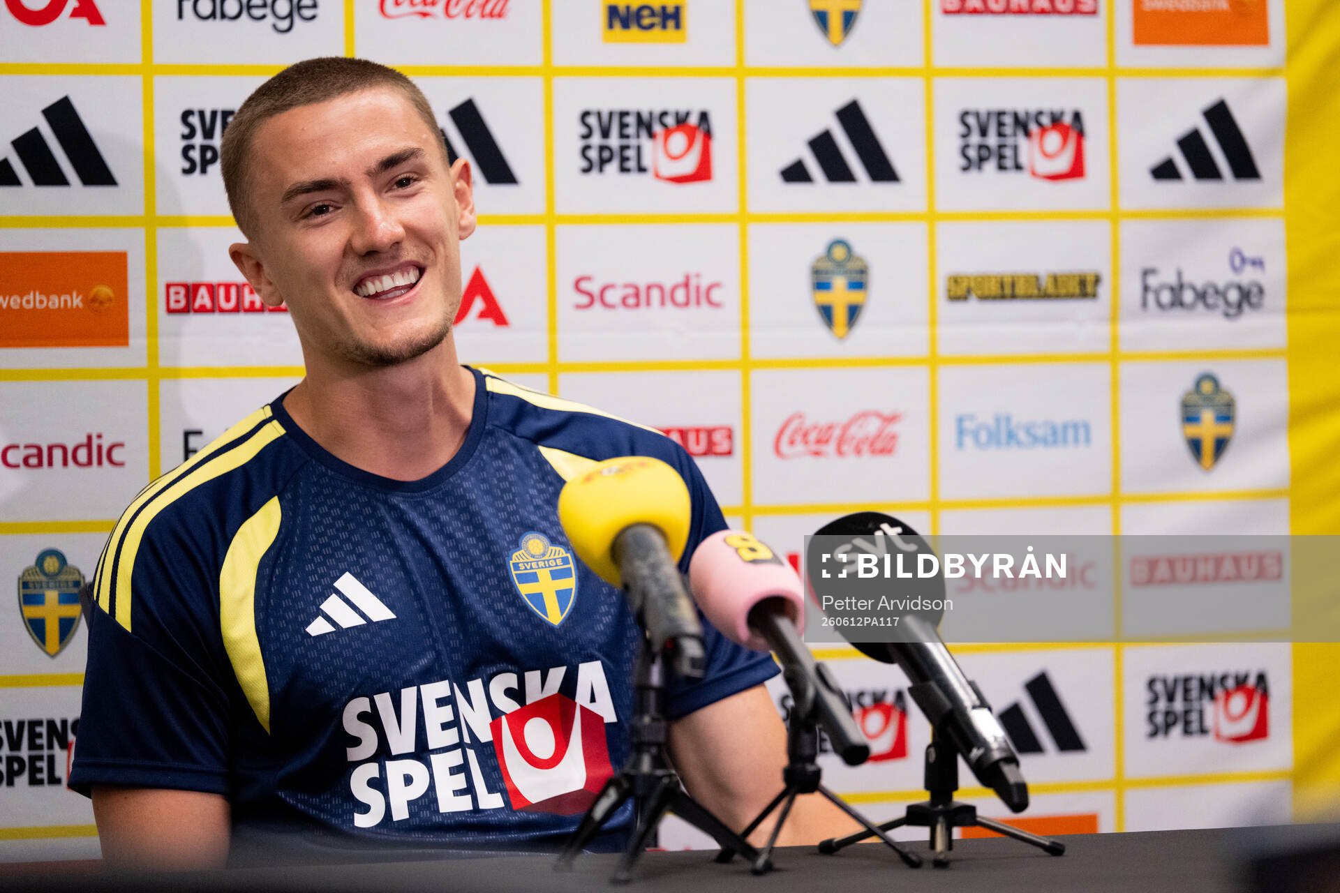 Gustaf Lagerbielke of the Swedish men's national football