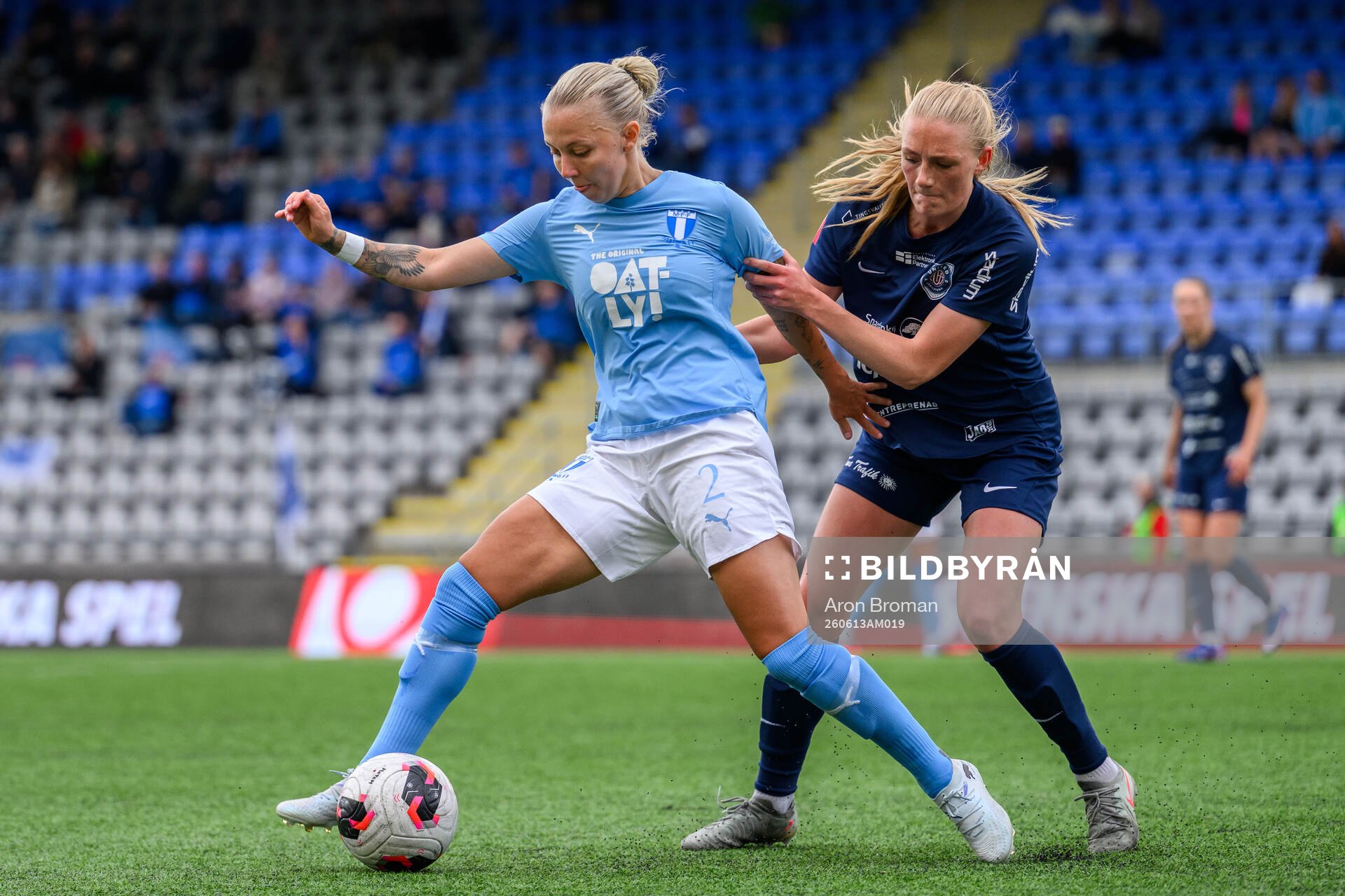 Malmö FFs Nathalie Hoff Persson och Eskilstuna United DFFs