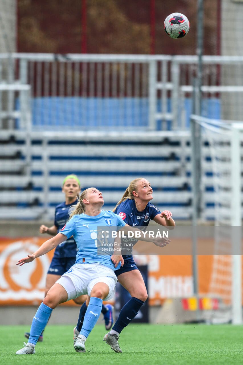 Malmö FFs Tuva Skoog och Eskilstuna United DFFs Ellen