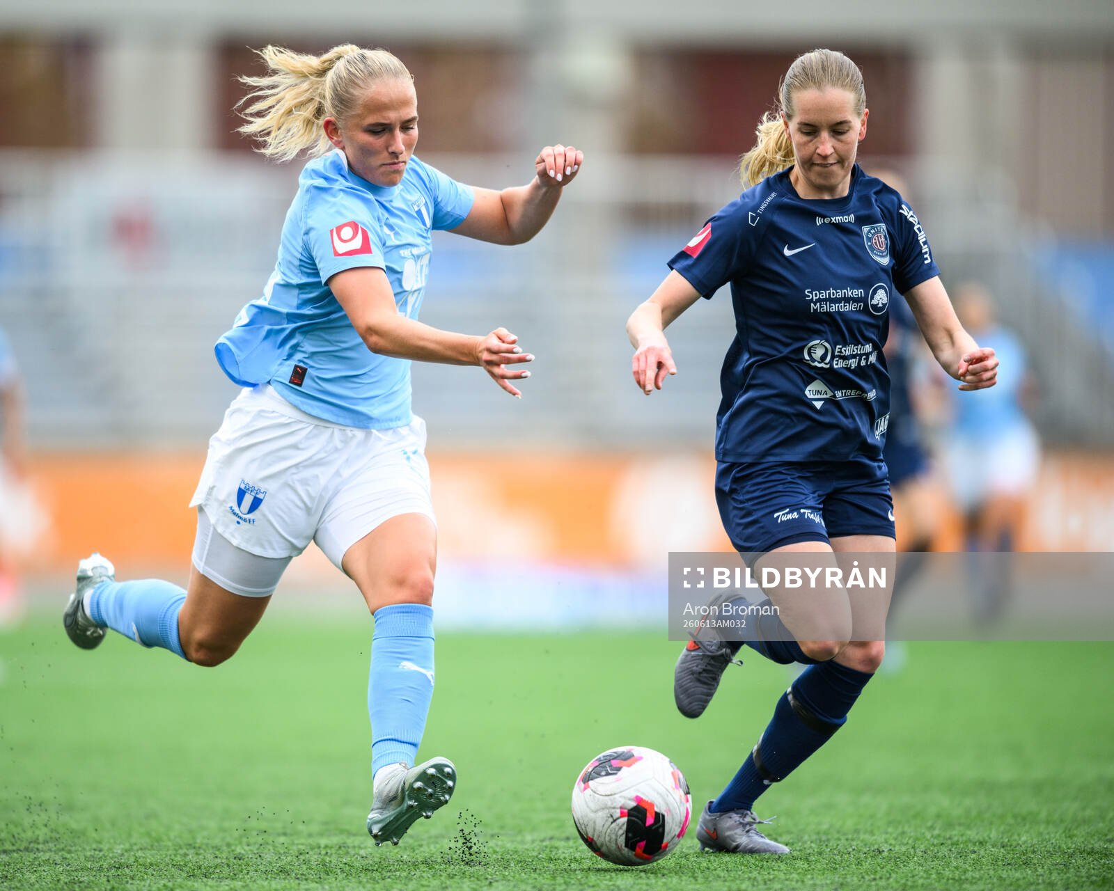 Malmö FFs Tuva Skoog och Eskilstuna United DFFs Beatrice