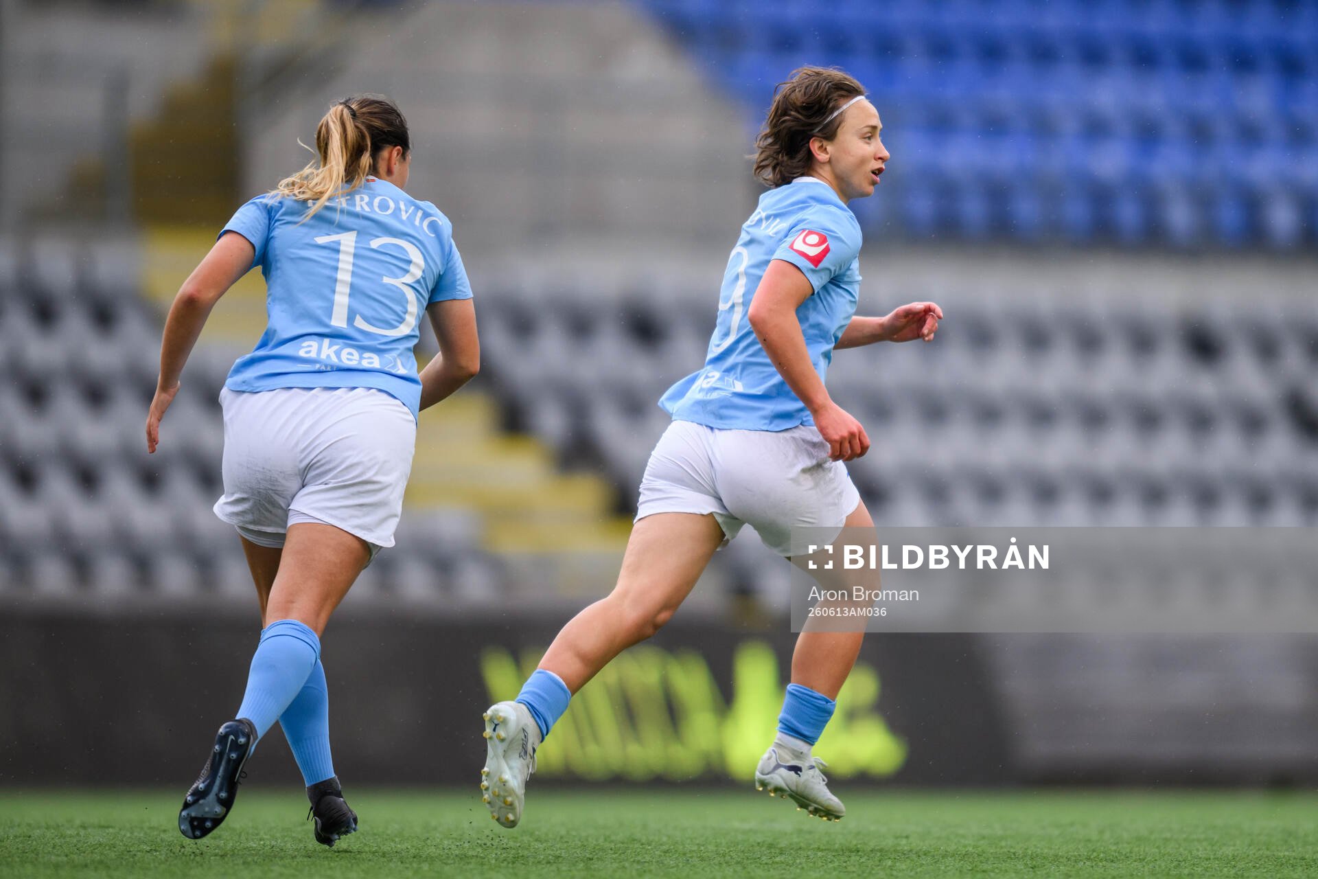 Malmö FFs Miljana Ivanovic jublar