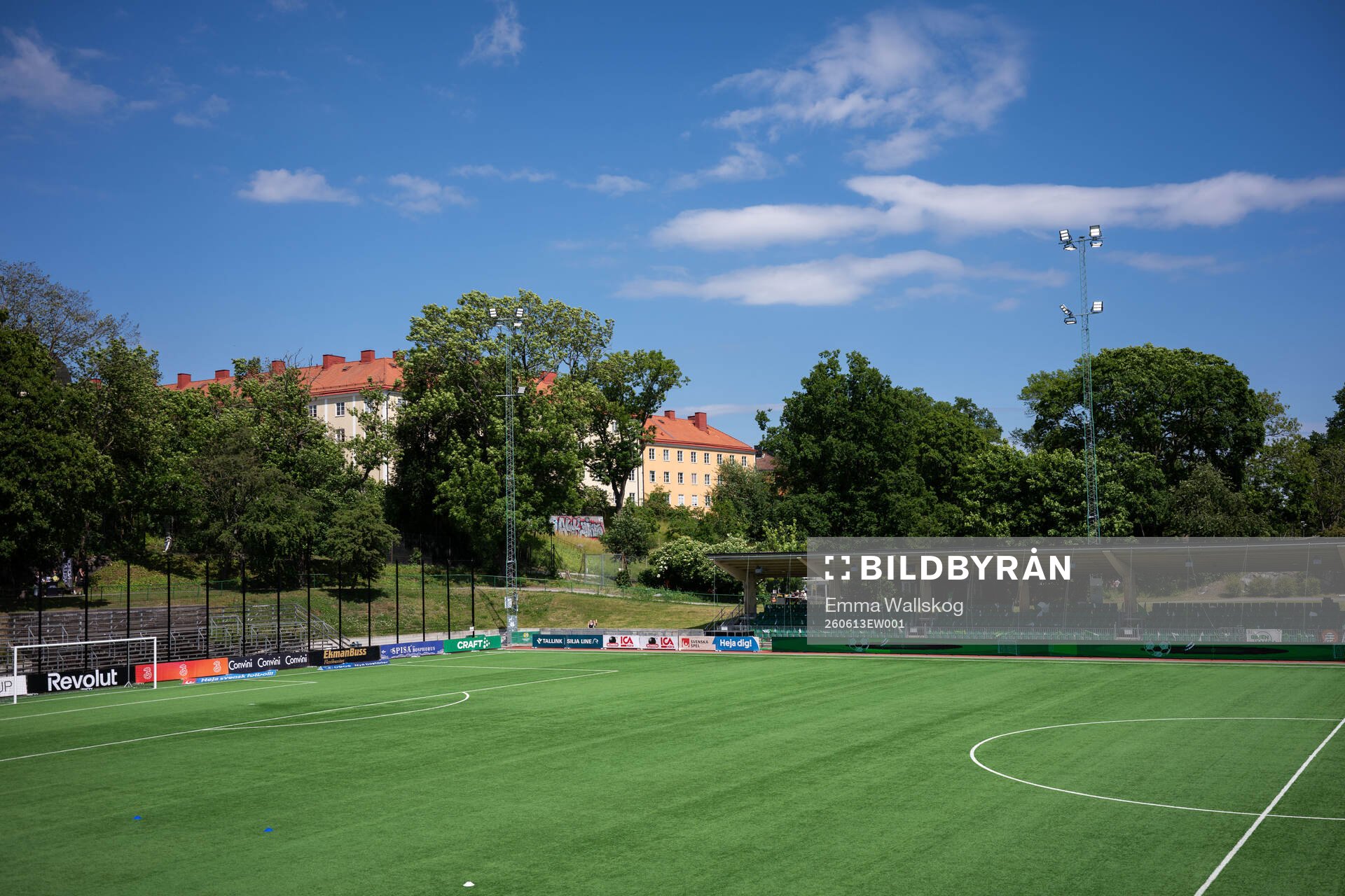 Interiör vy över Hammarby IP
