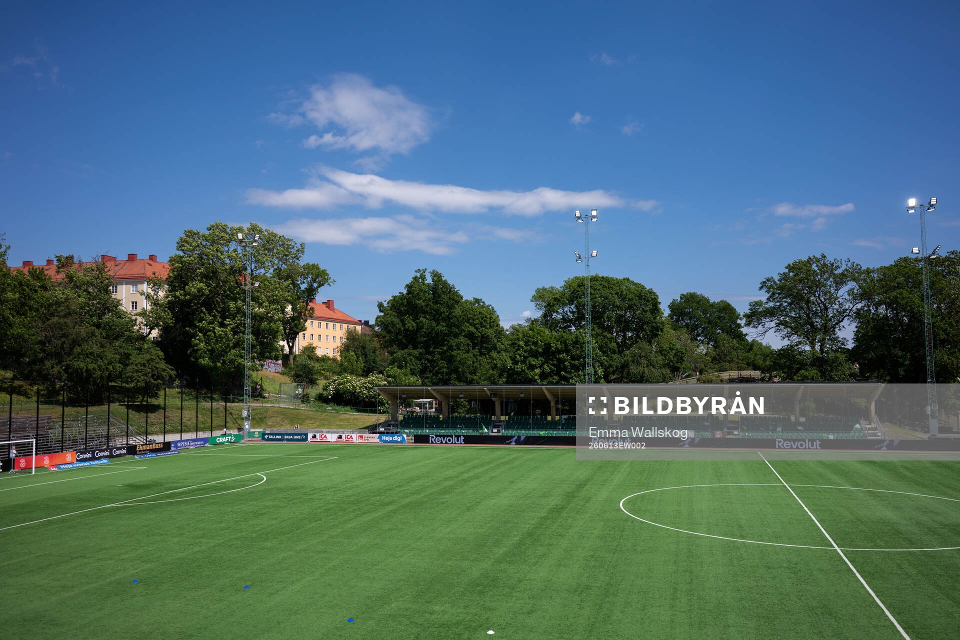 Interiör vy över Hammarby IP