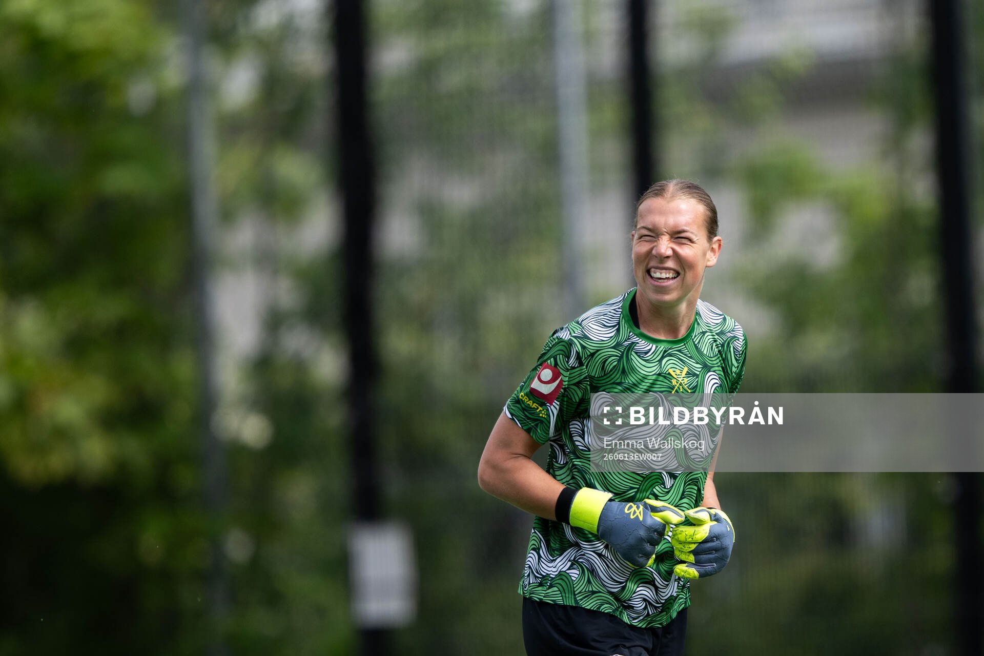 Hammarbys målvakt Melina Loeck