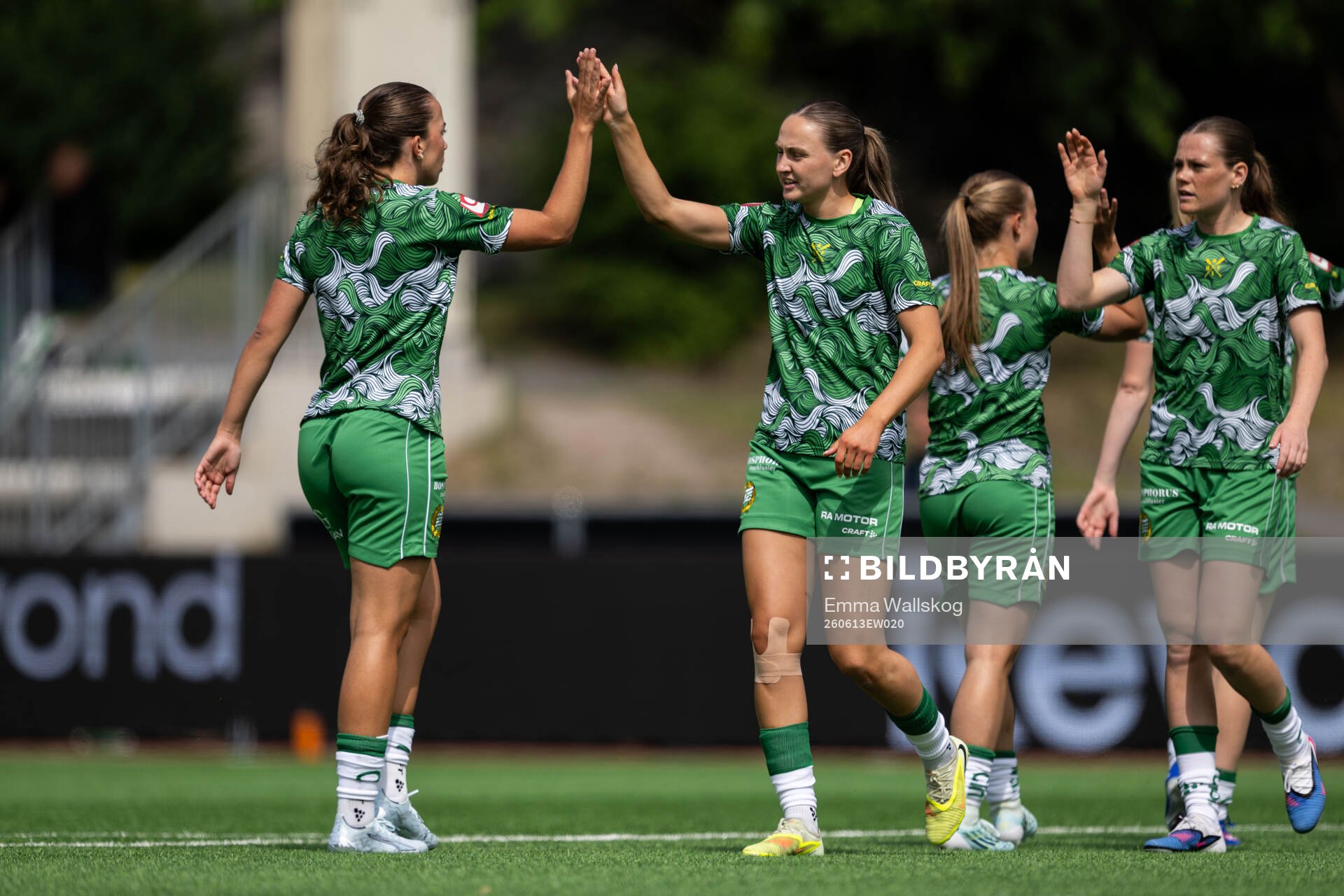 Hammarbys Athinna Persson Lundgren och Vilde Hasund