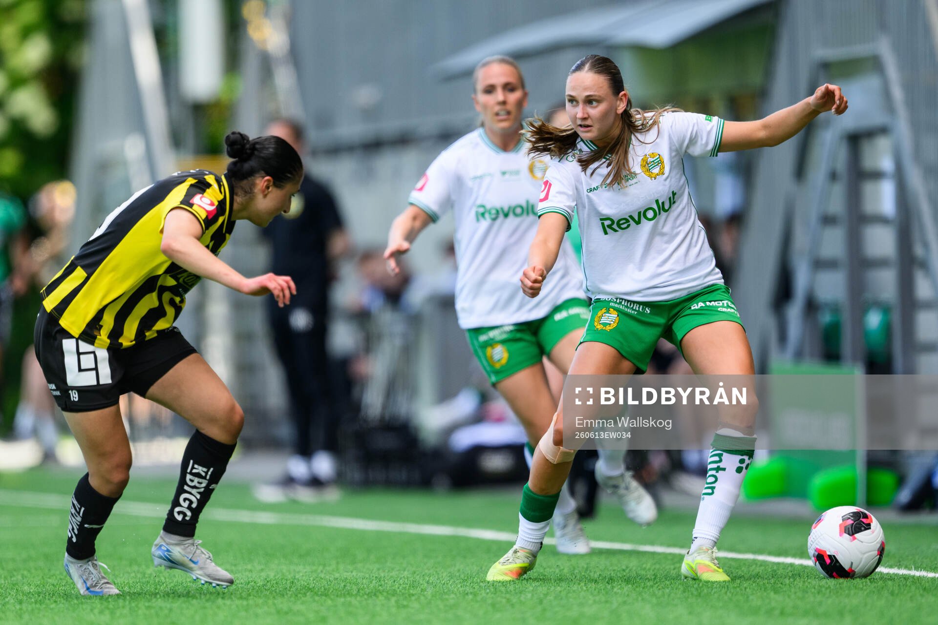 Häckens Nesrin Akgun och Hammarbys Vilde Hasund
