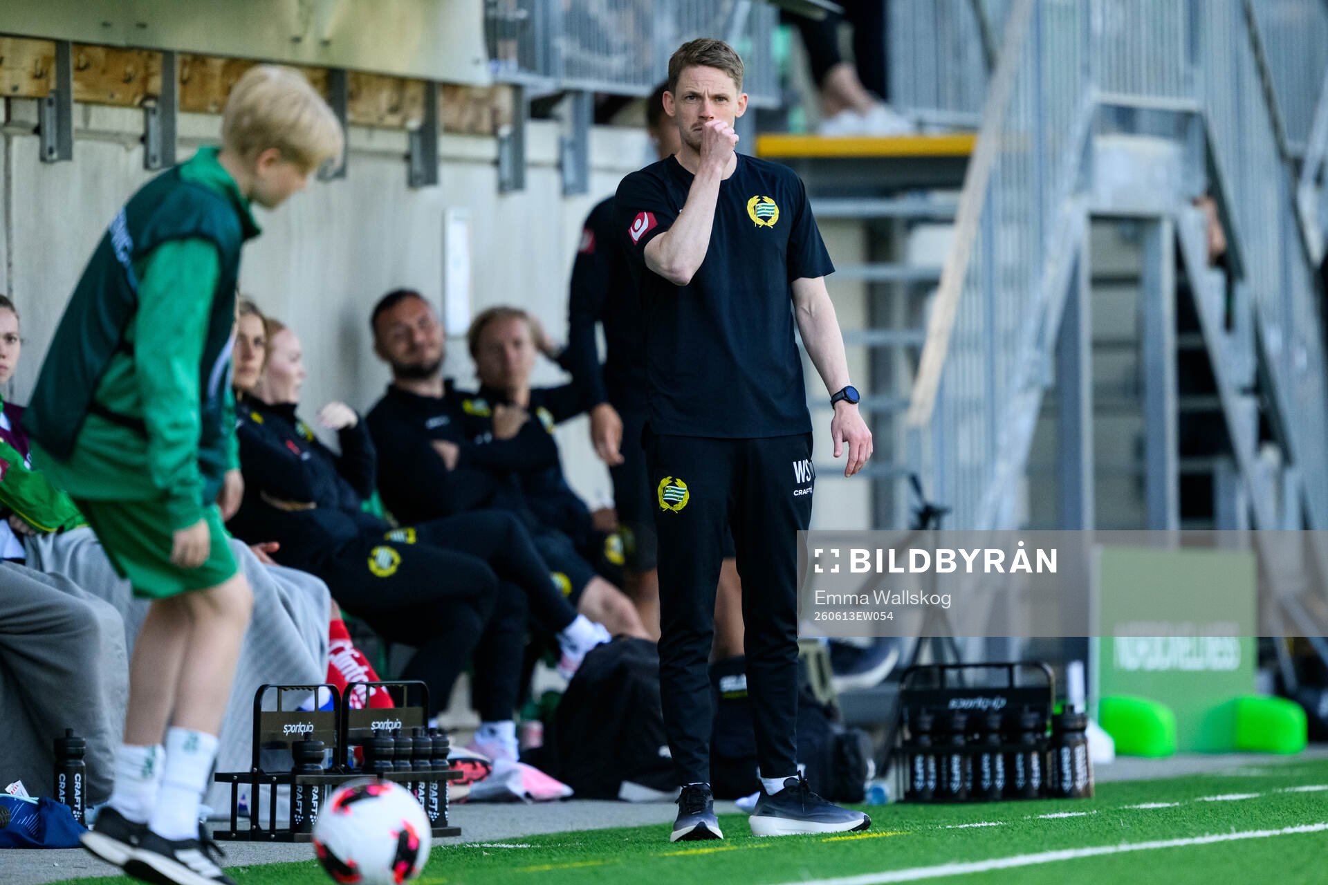 Hammarbys tränare William Strömberg