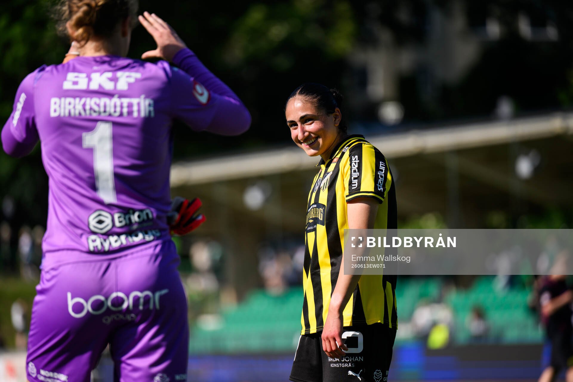 Häckens Nesrin Akgun jublar