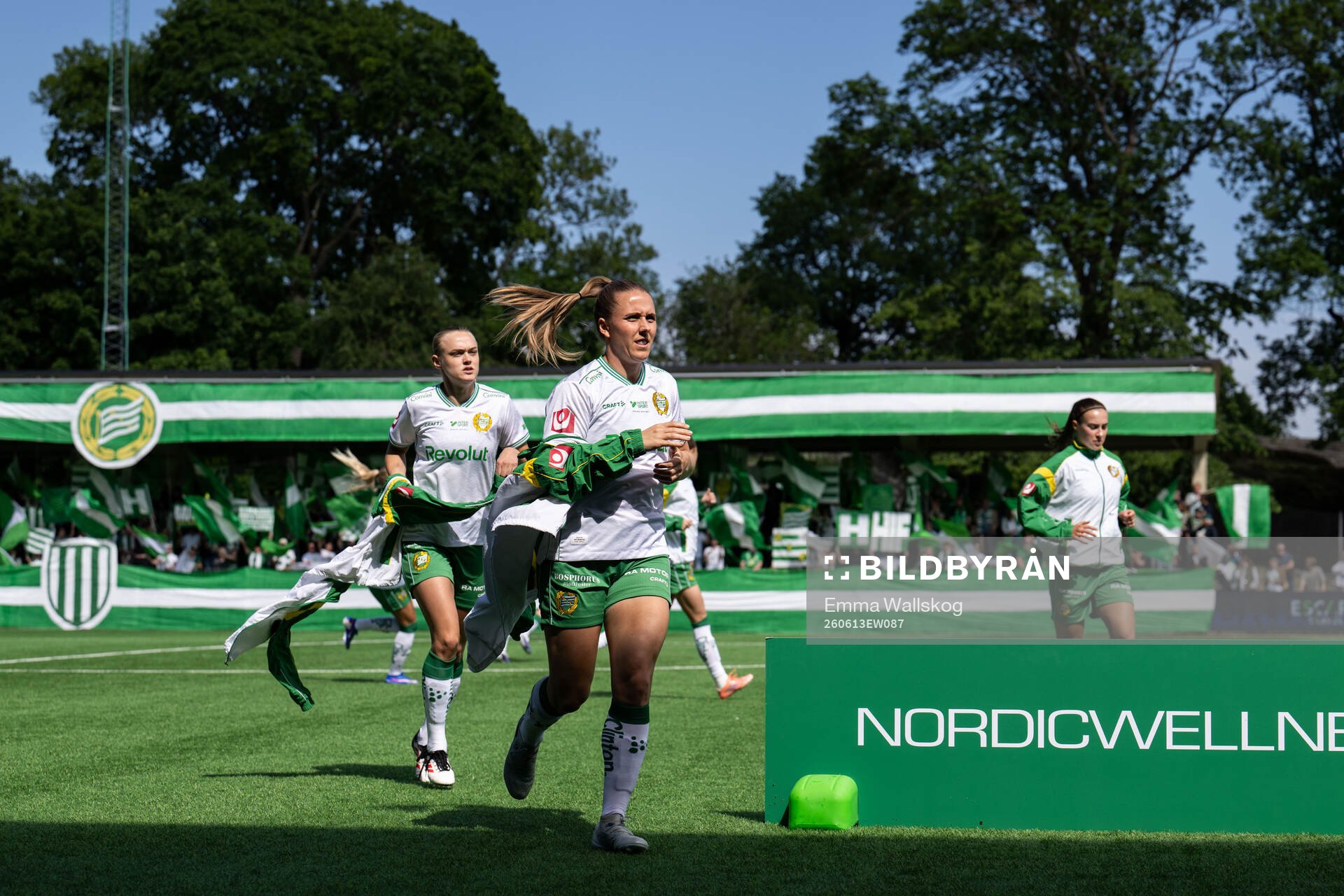 Hammarbys Elin Sørum och Gudrun Arnardottir