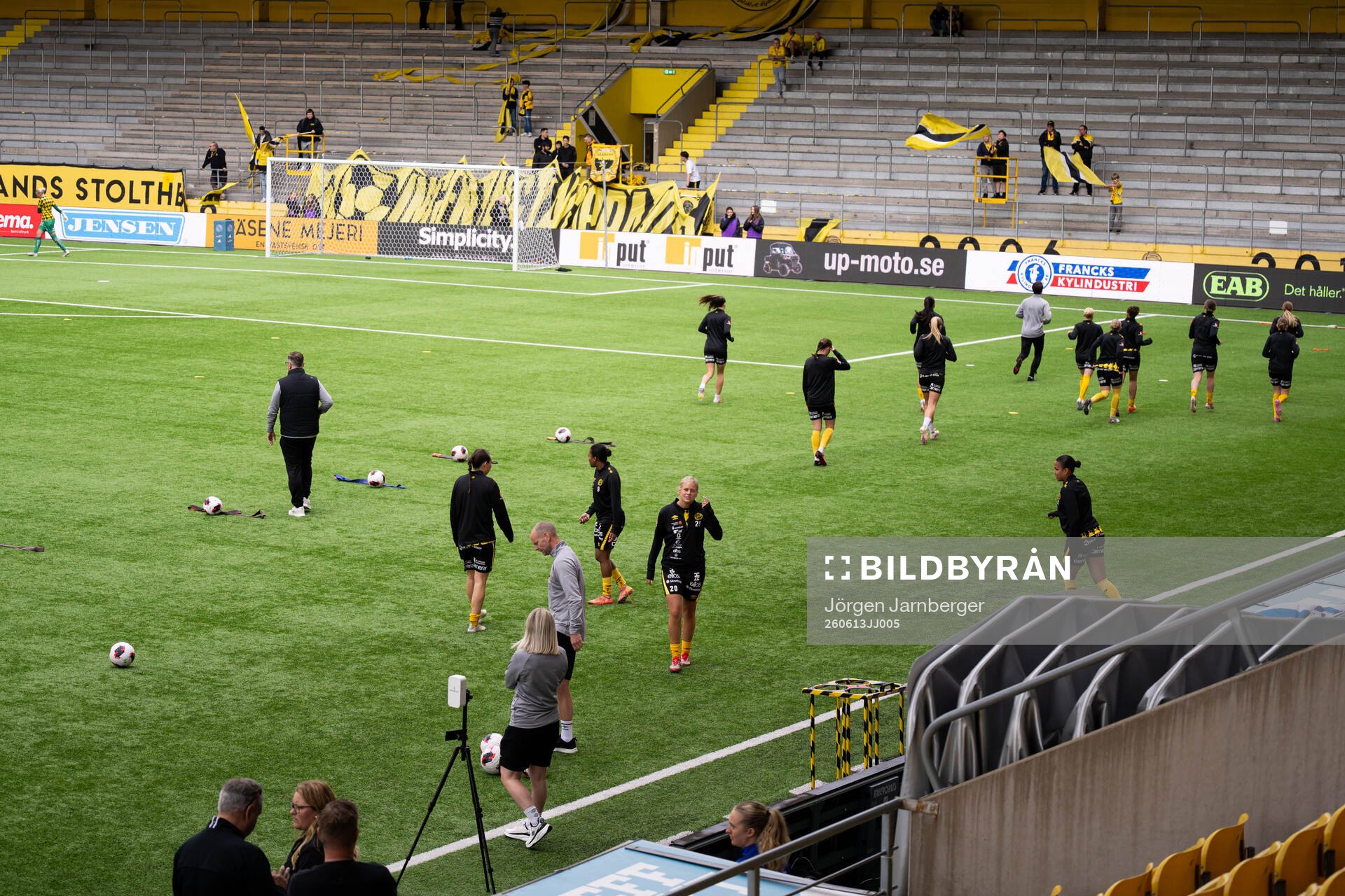 Elfsborgs spelare värmer upp