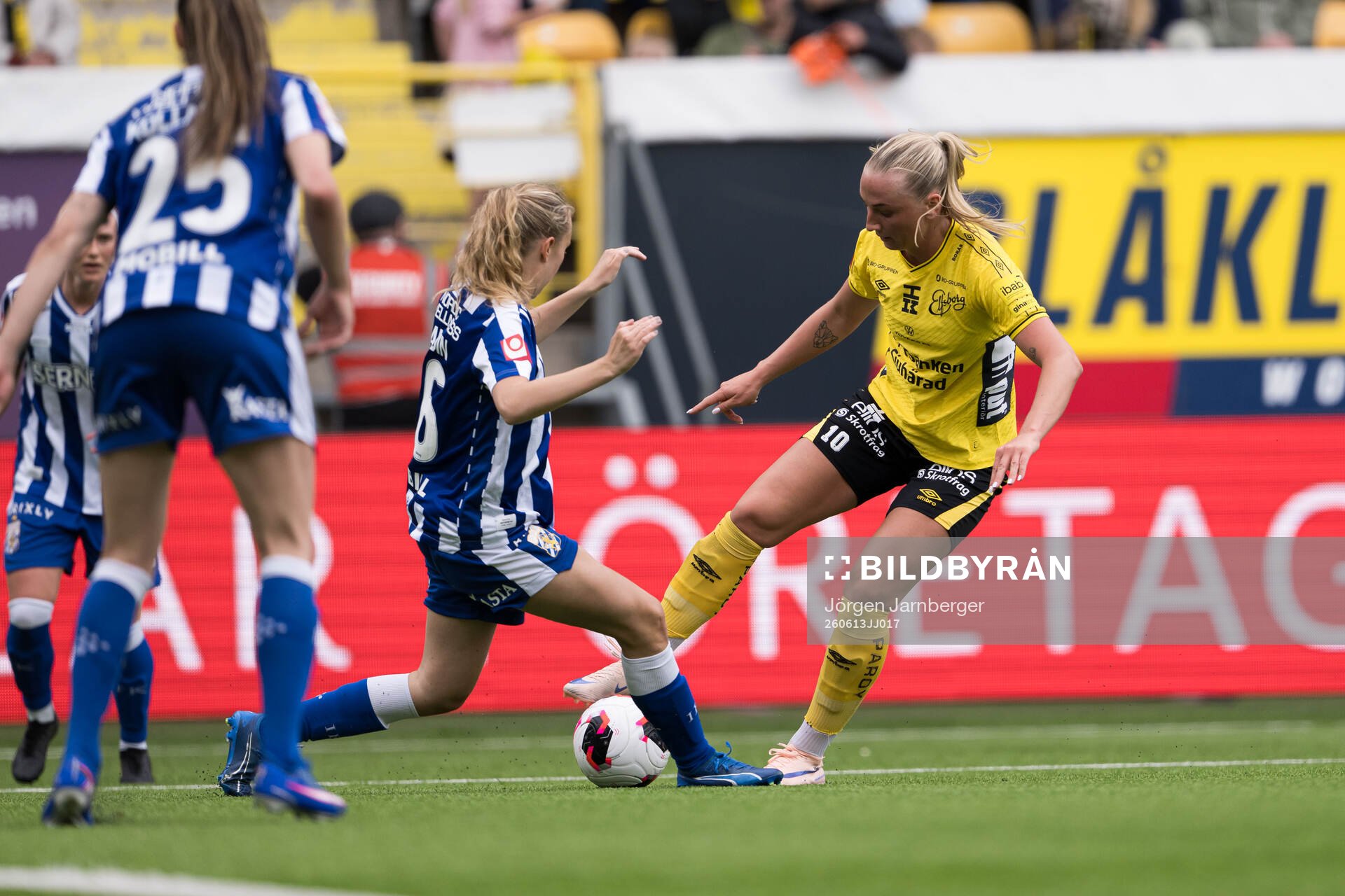 IFK Göteborgs Wilma Lantz och Elfsborgs Stina Jensen