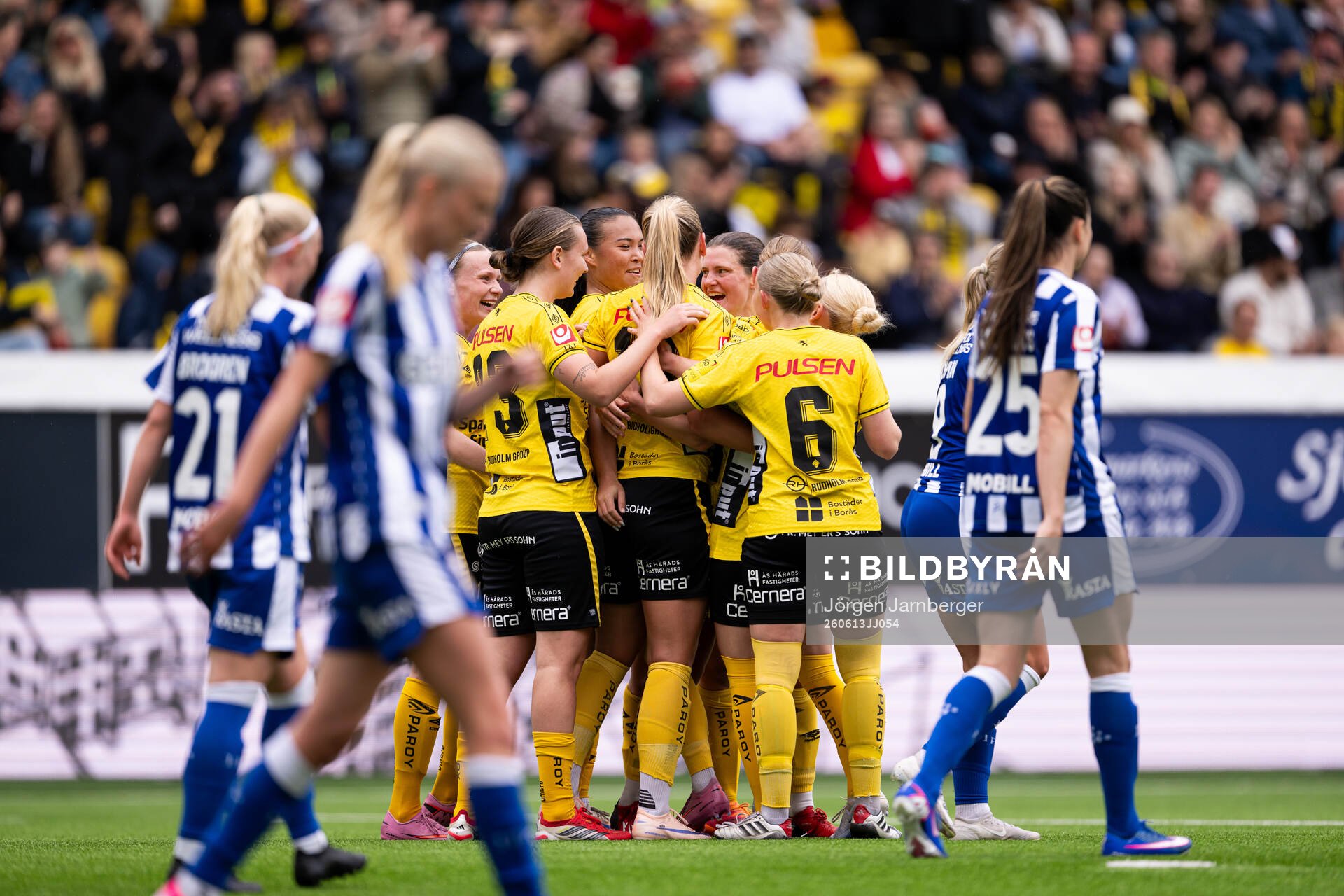 Elfsborgs spelare jublar