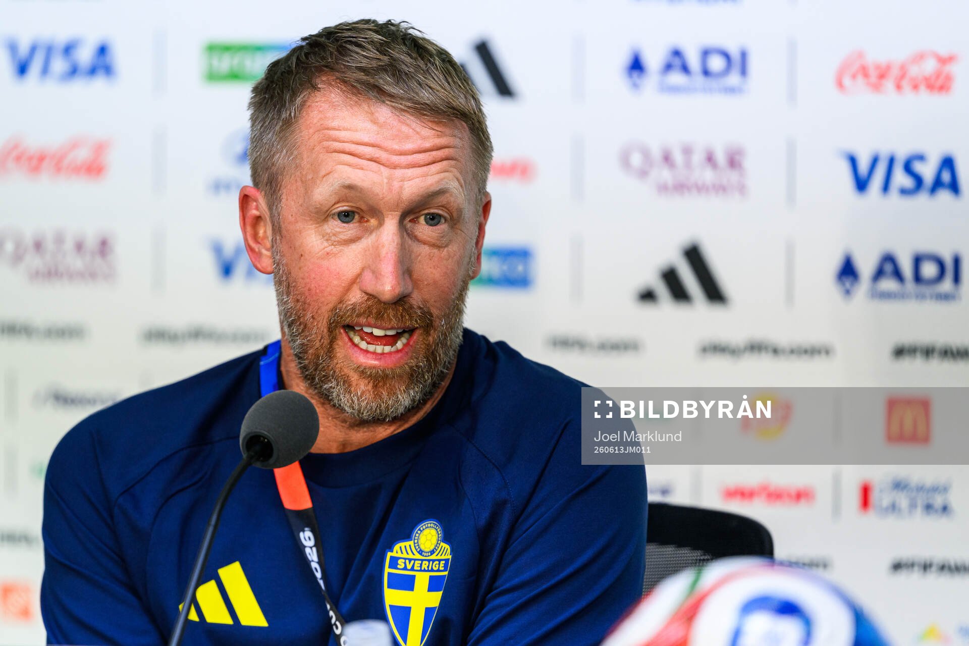 Head coach Graham Potter of the Swedish national football