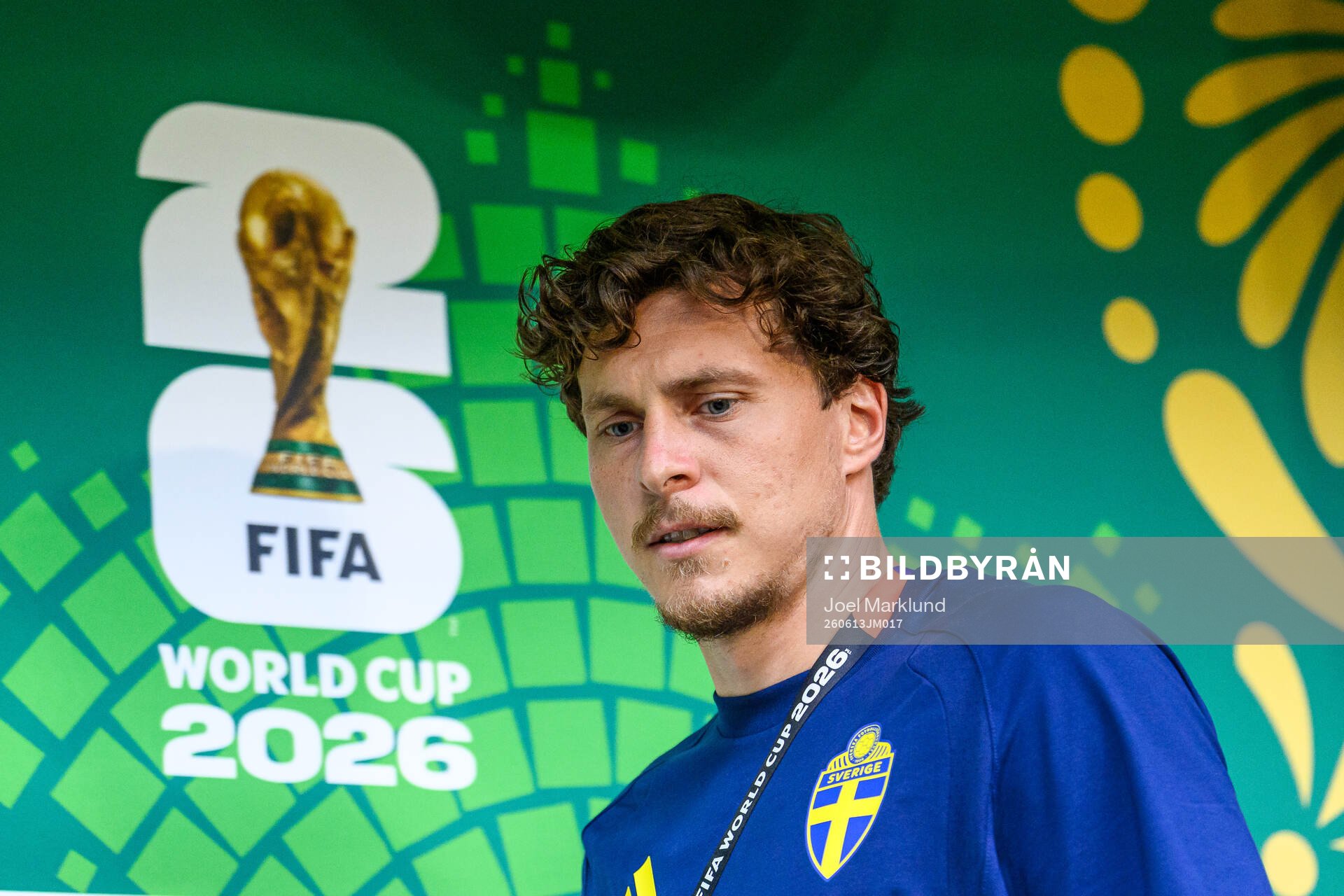 Victor Nilsson Lindelöf of the Swedish national football