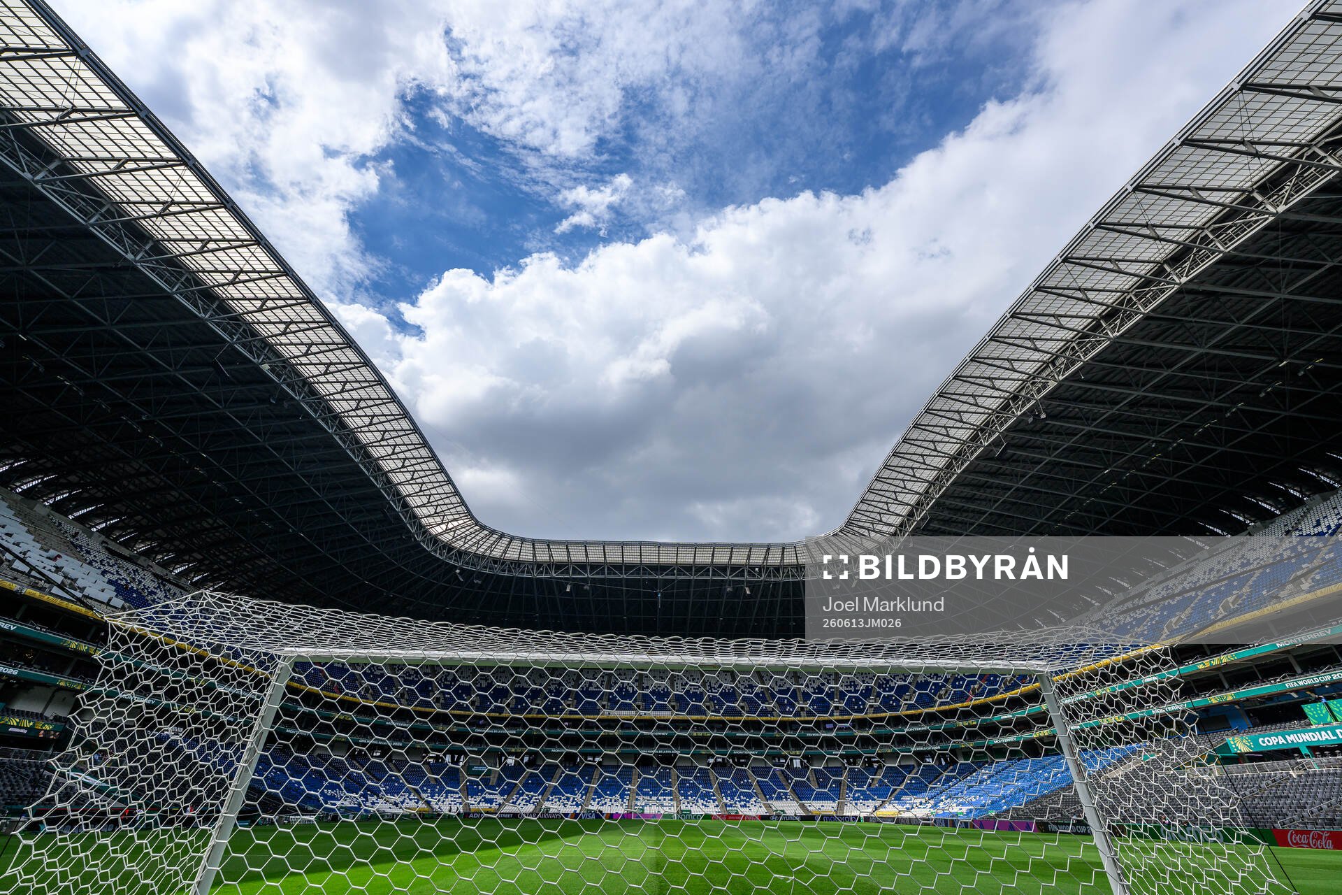 General interior view of Estadio Monterrey