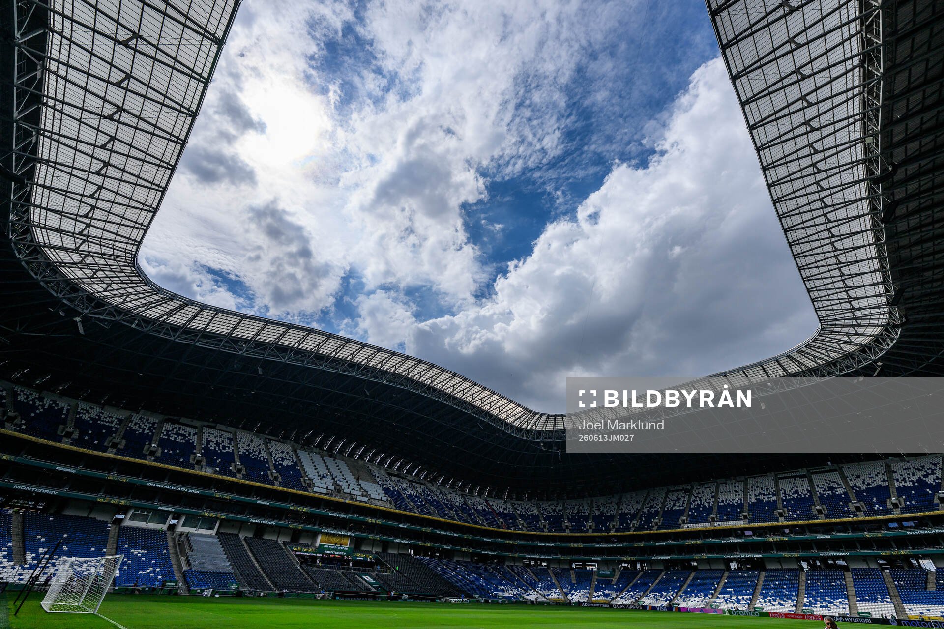 General interior view of Estadio Monterrey