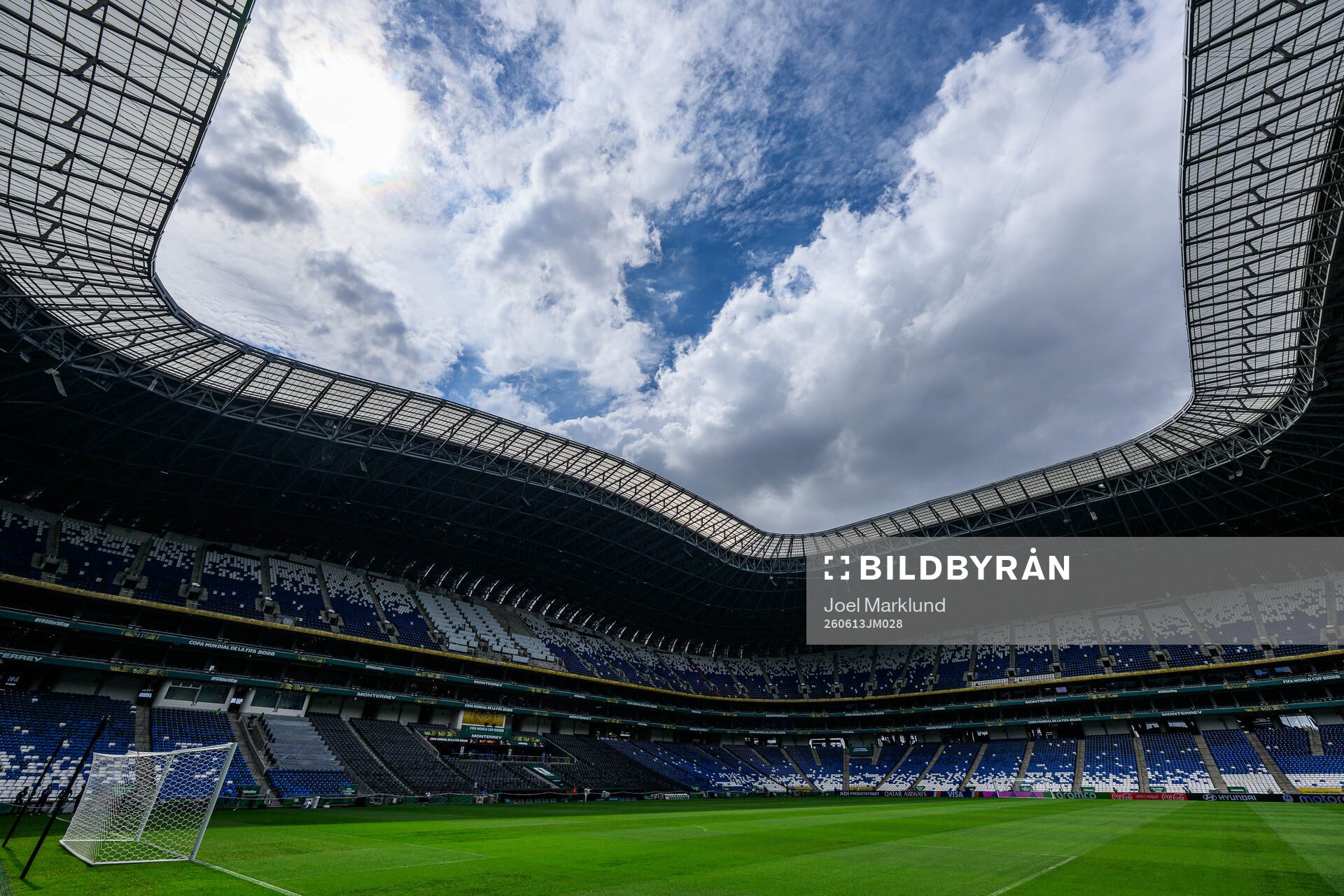 General interior view of Estadio Monterrey