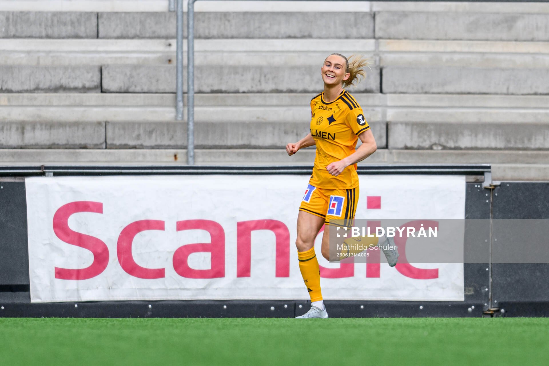 IFK Norrköpings Beatrice Persson jublar