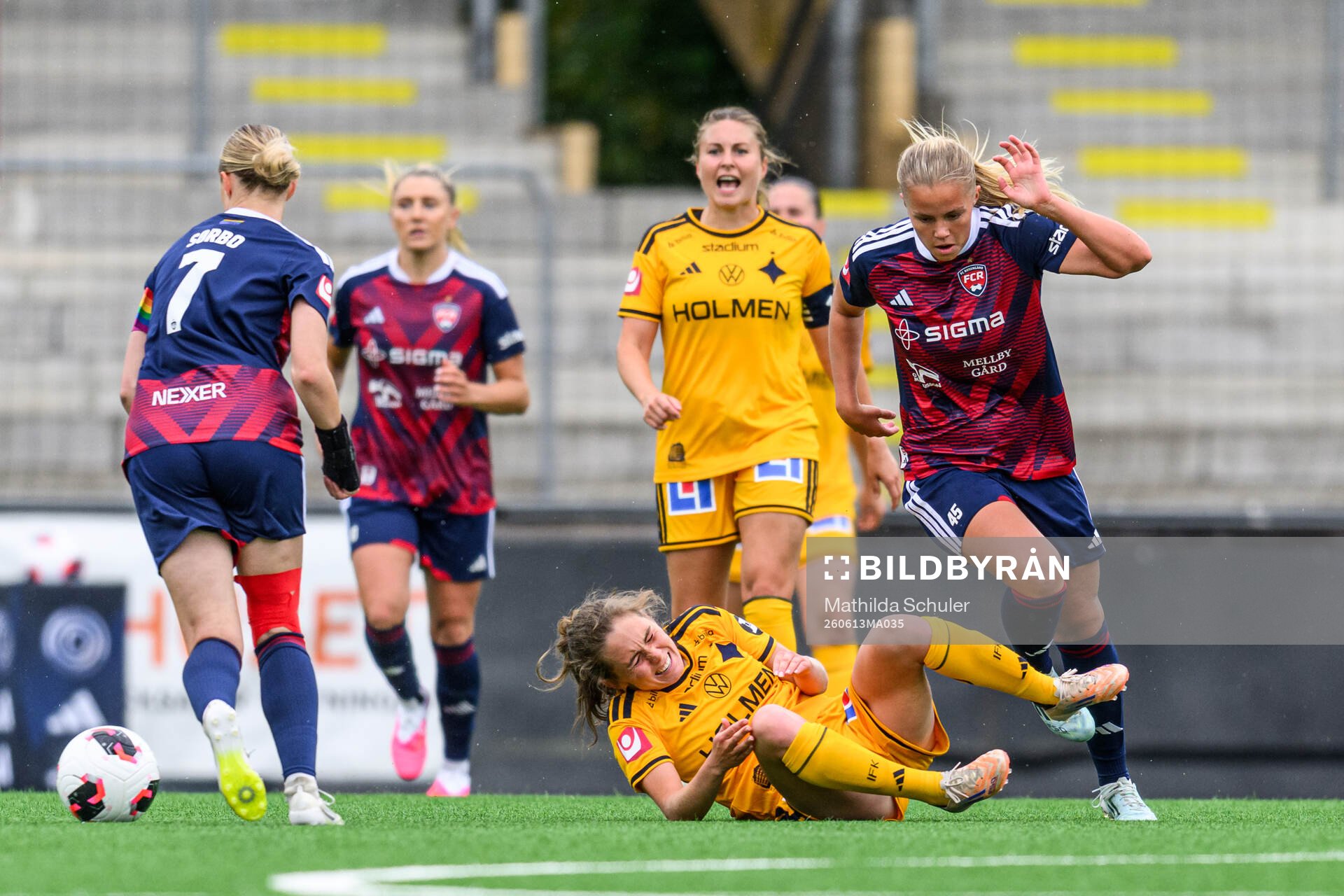 IFK Norrköpings Matilda Kristell och Rosengårds Tilde