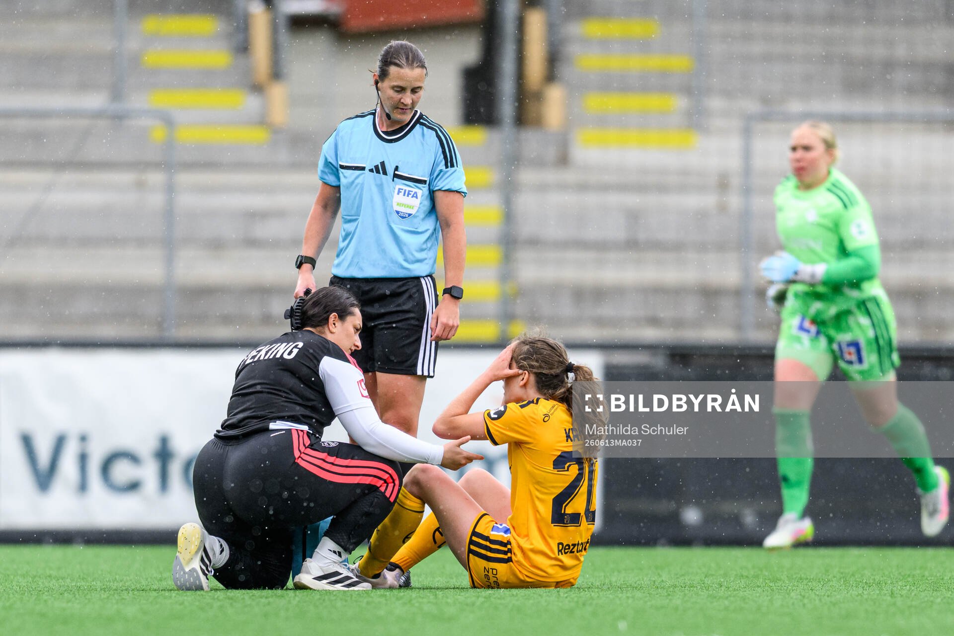 IFK Norrköpings Matilda Kristell får vård