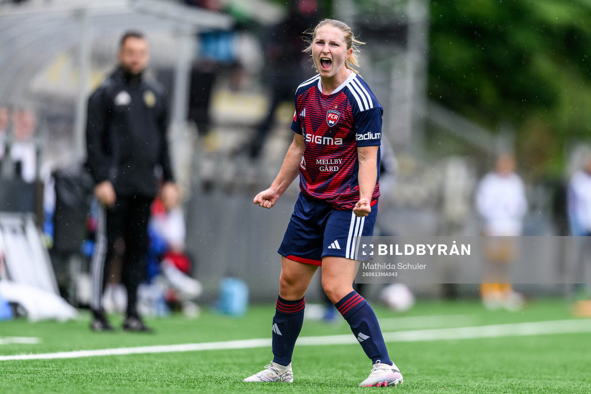 Rosengårds Hanna Andersson jublar