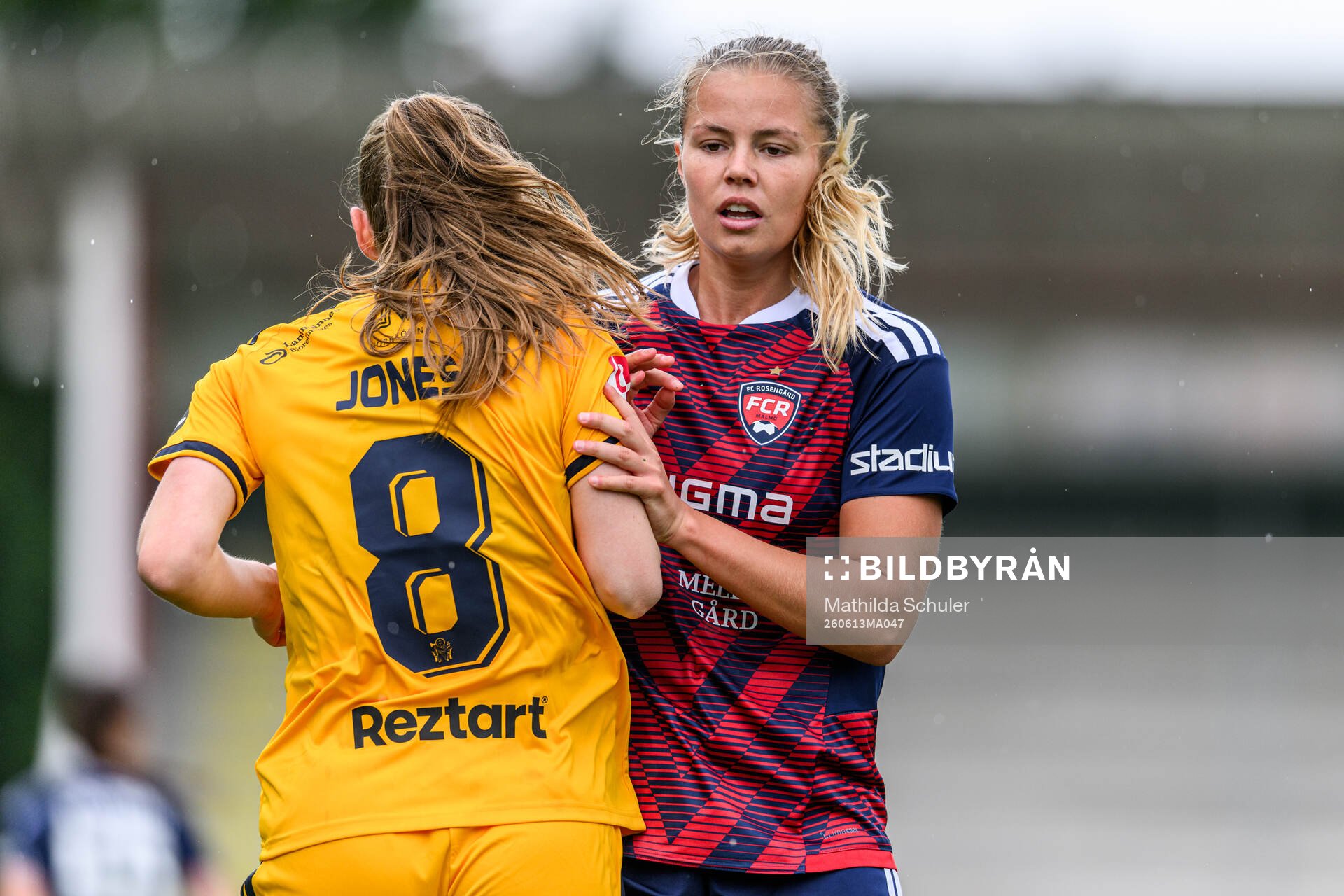 IFK Norrköpings Carrie Jones och Rosengårds Tilde