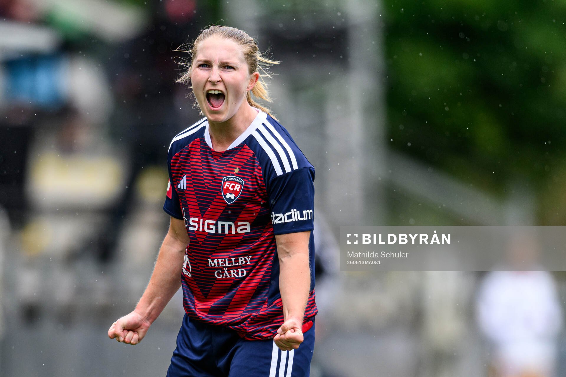 Rosengårds Hanna Andersson jublar