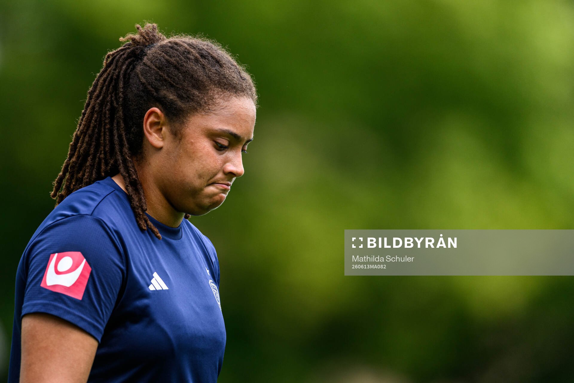 Rosengårds Jo-Anne Agbor Tataw Cronquist  fotbollsmatchen