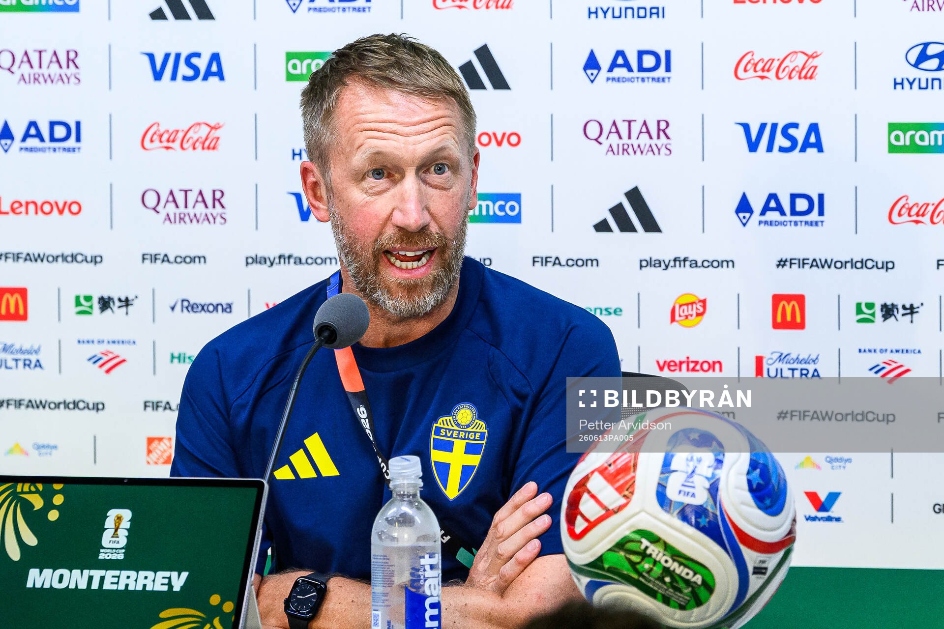 Head coach Graham Potter of the Swedish national football