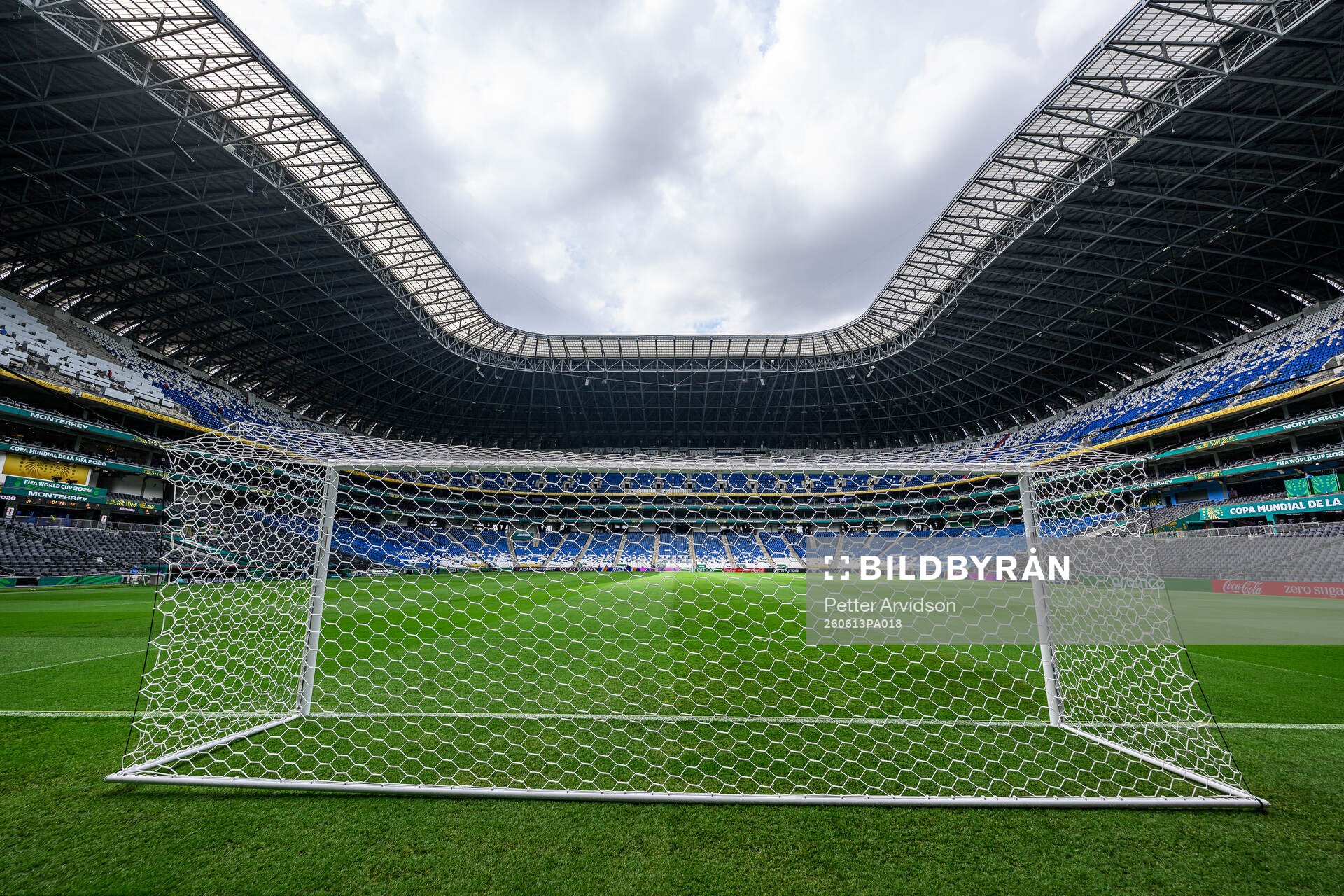 General interior view of Estadio Monterrey