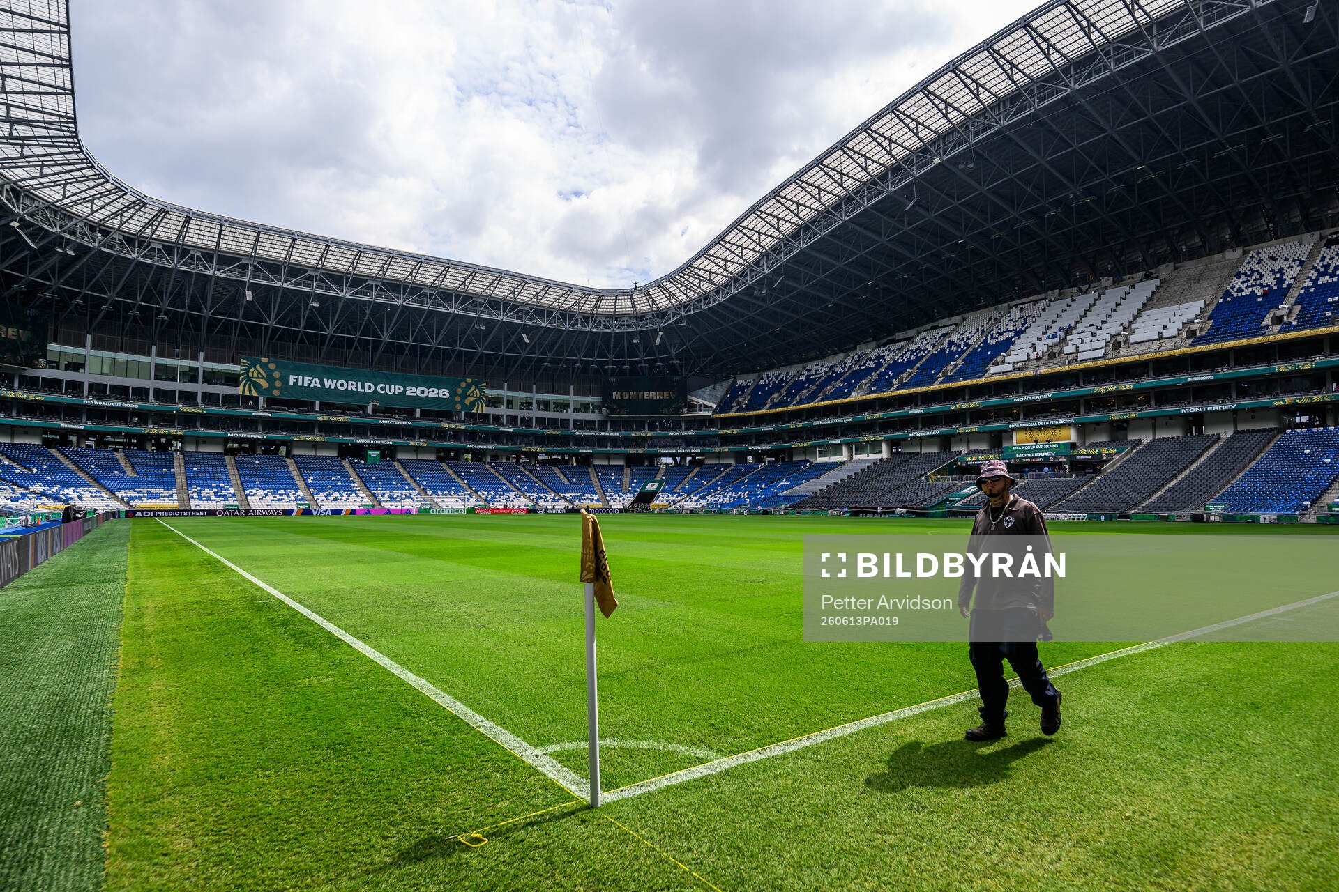 General interior view of Estadio Monterrey
