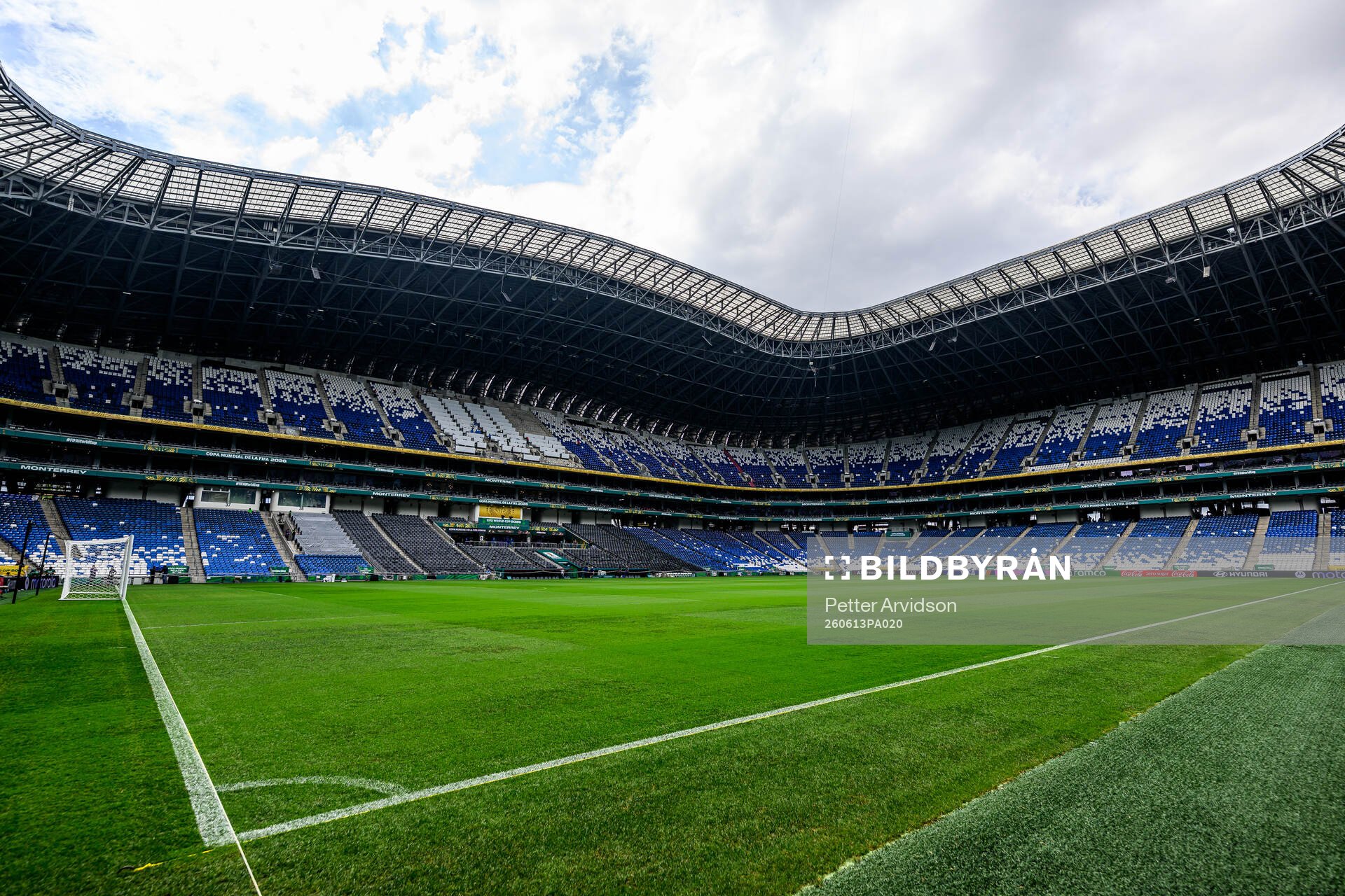 General interior view of Estadio Monterrey