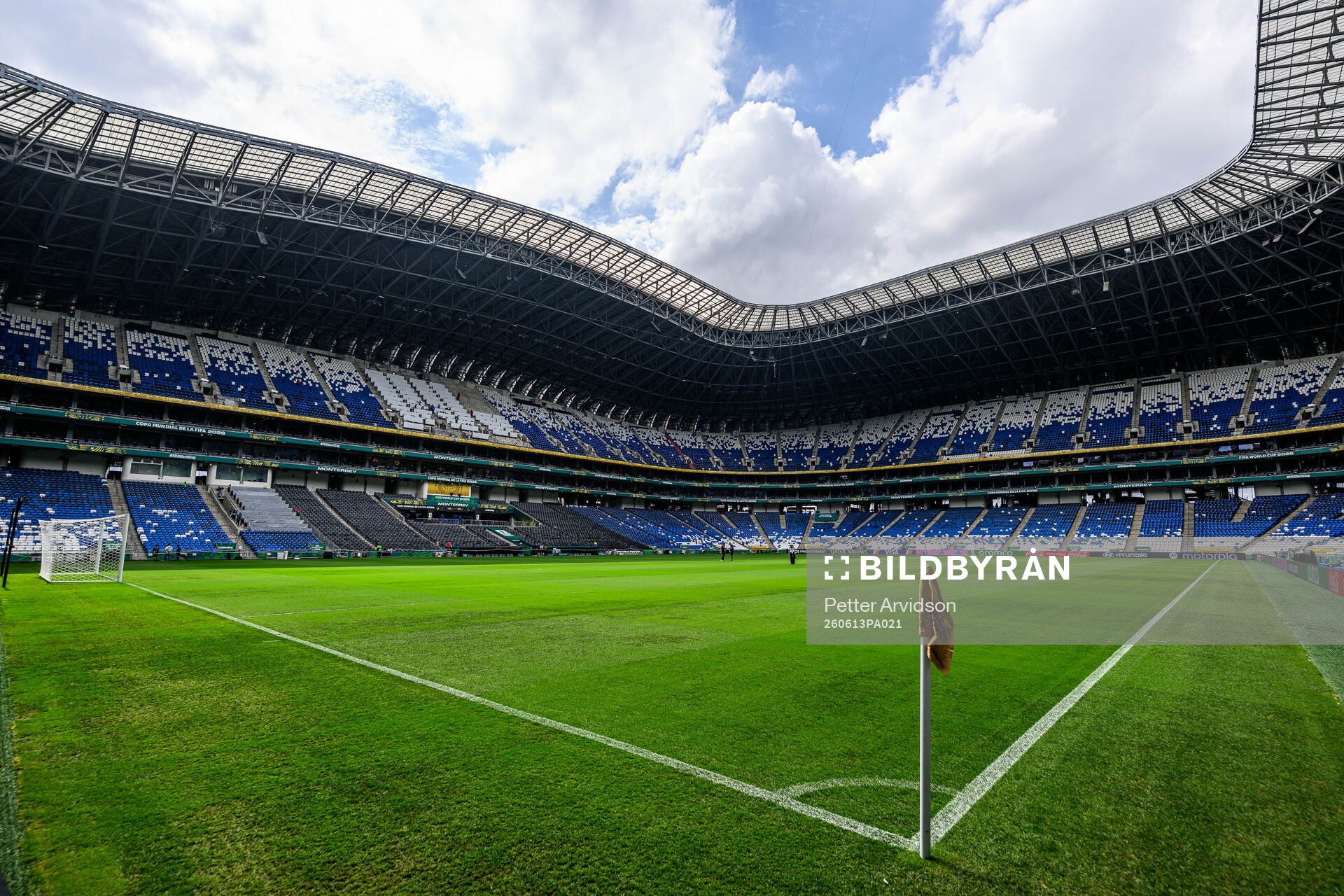 General interior view of Estadio Monterrey