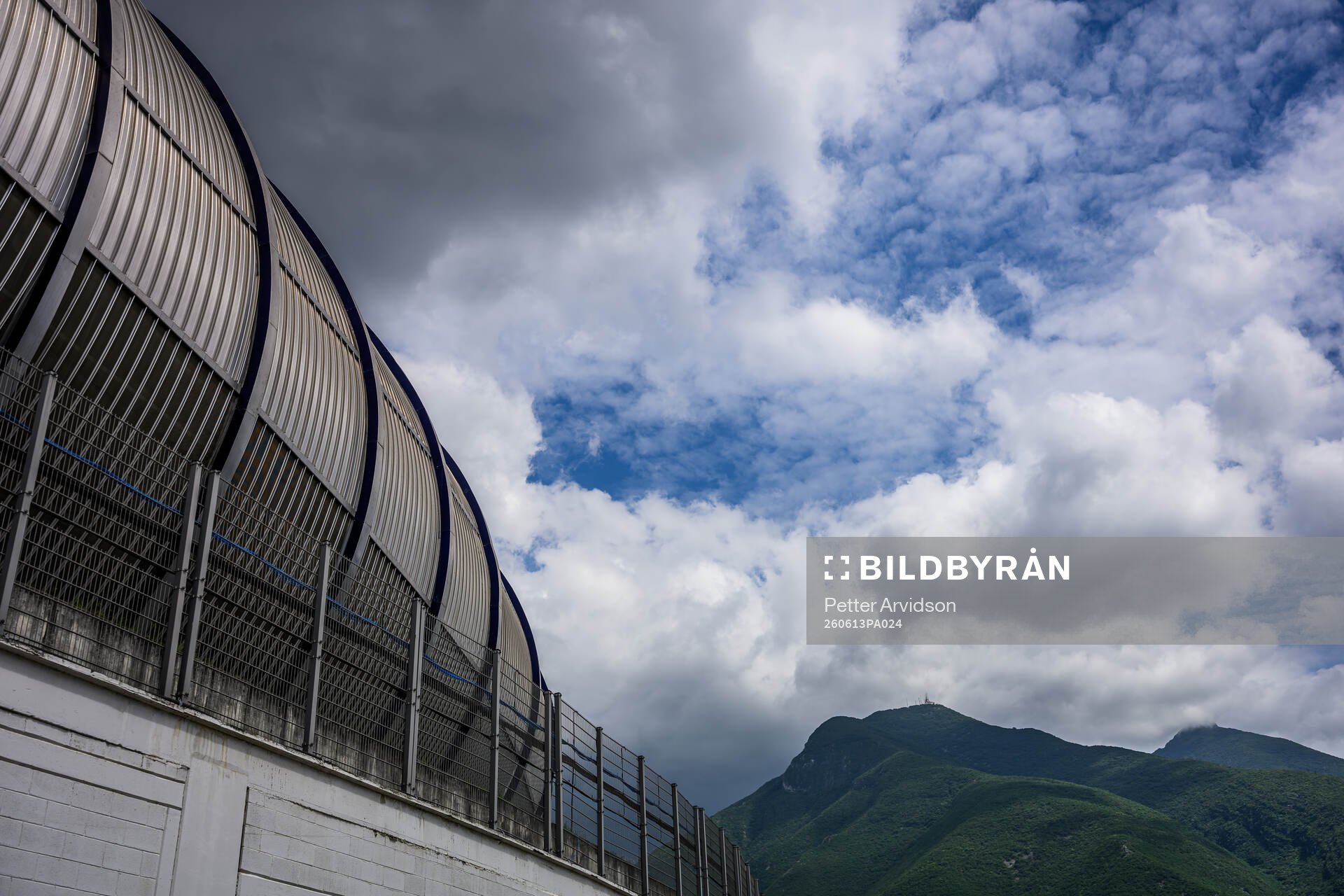 General exterior view of Estadio Monterrey