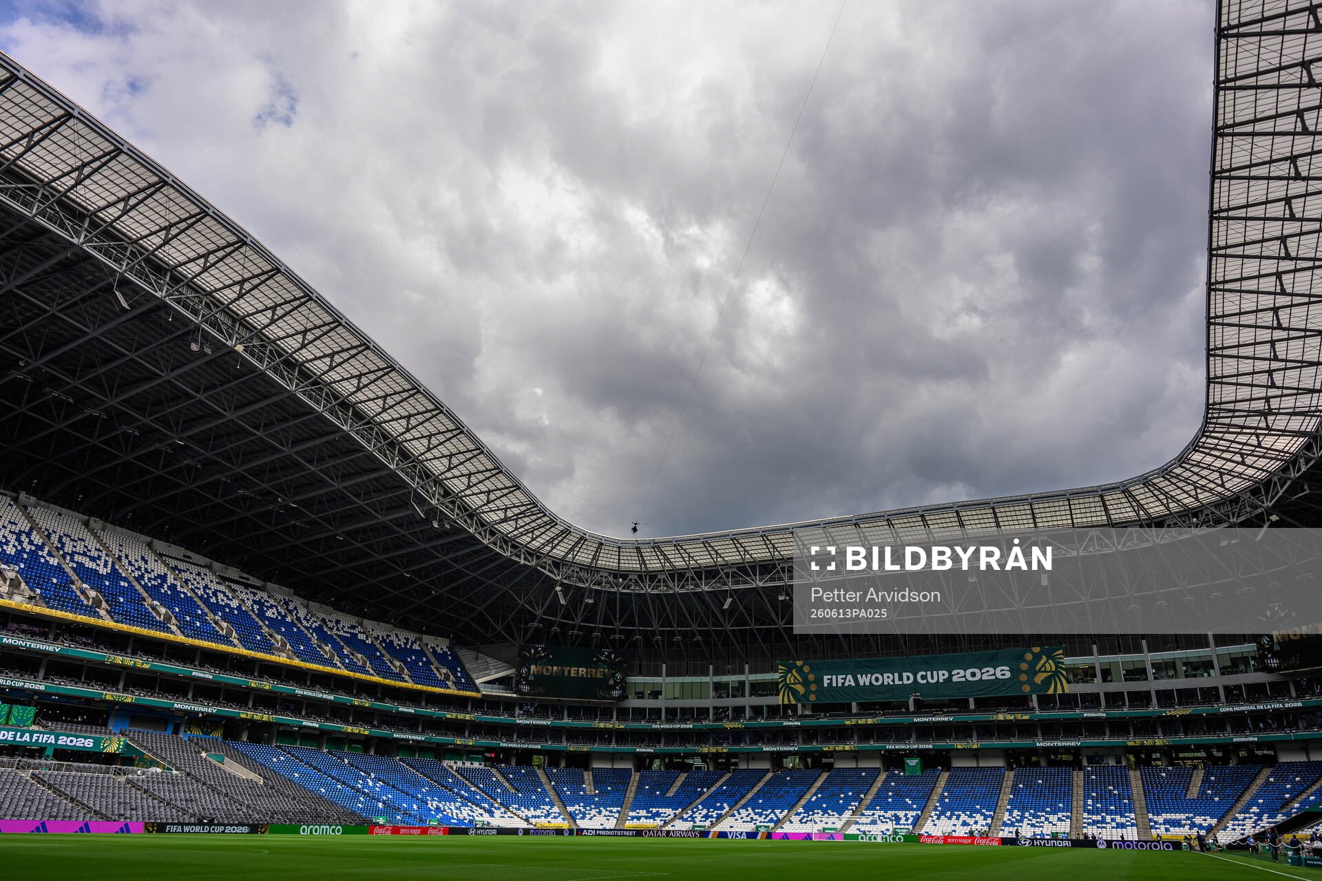 General interior view of Estadio Monterrey
