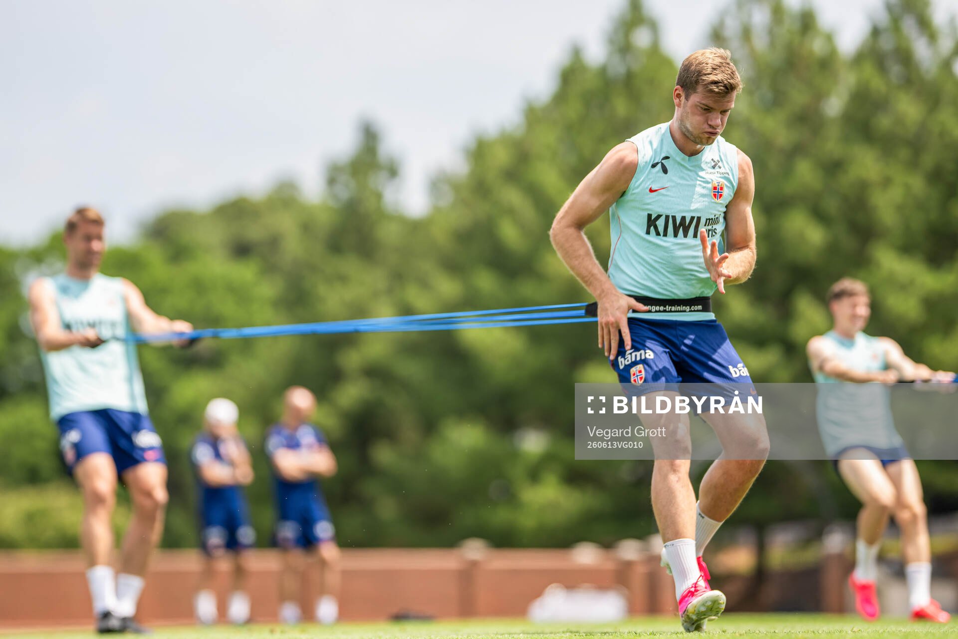 Alexander Sørloth of the Norwegian national football team