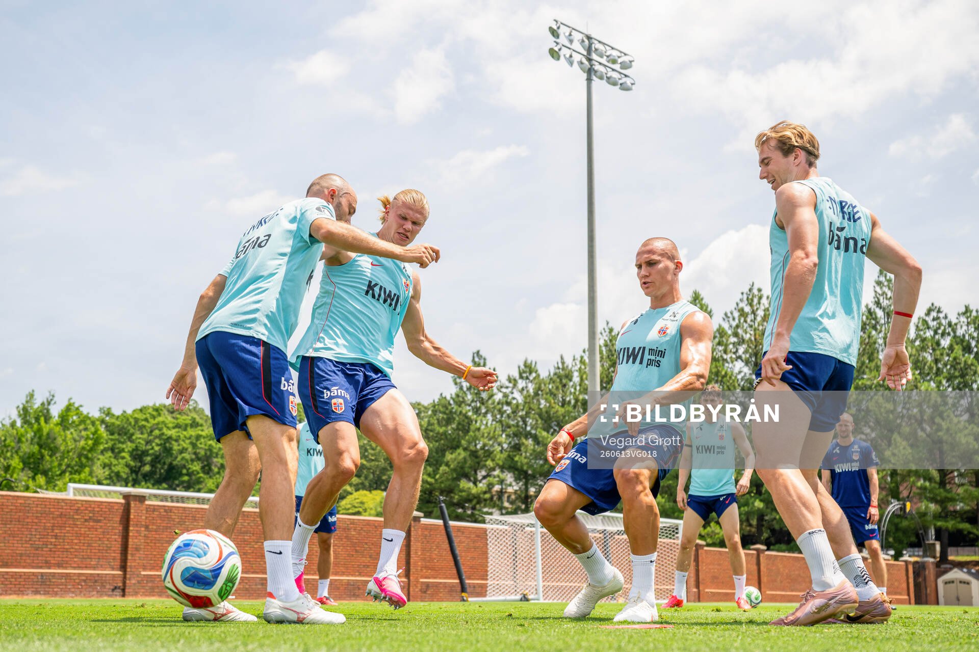 Fredrik Aursnes, Erling Braut Haaland, Leo Østigård and
