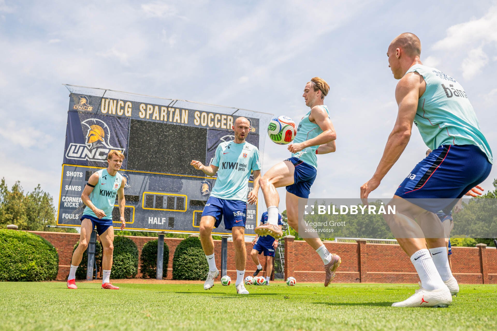Martin Ødegaard, Fredrik Aursnes and Kristian Thorstvedt