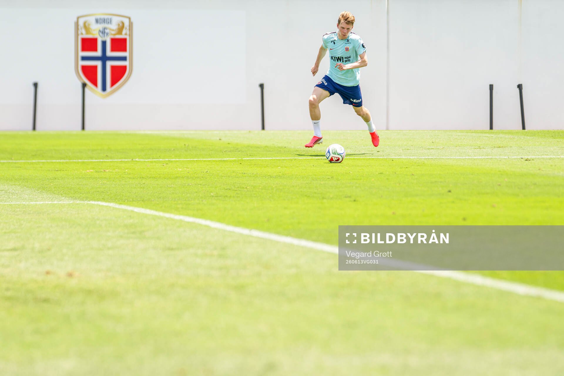 Jens Petter Hauge of the Norwegian national football team