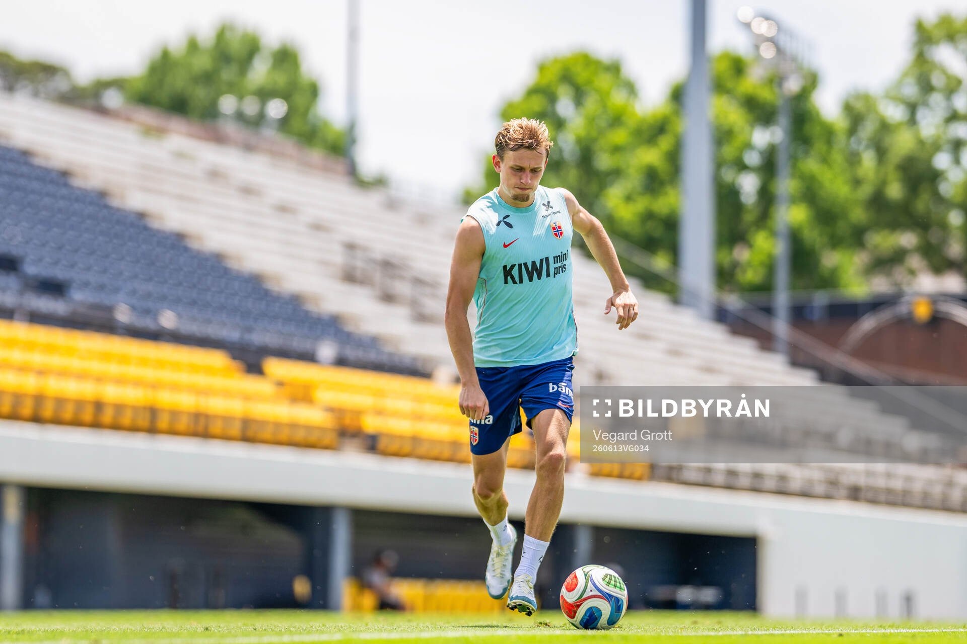 Marcus Holmgren Pedersen of the Norwegian national football